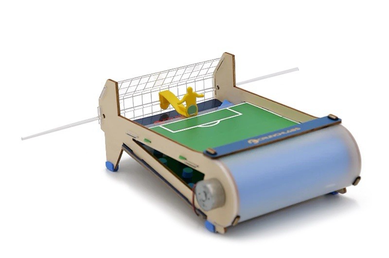 Pre-built – CrunchLabs Galton’s Goalie Box 13 – READ DESCRIPTION