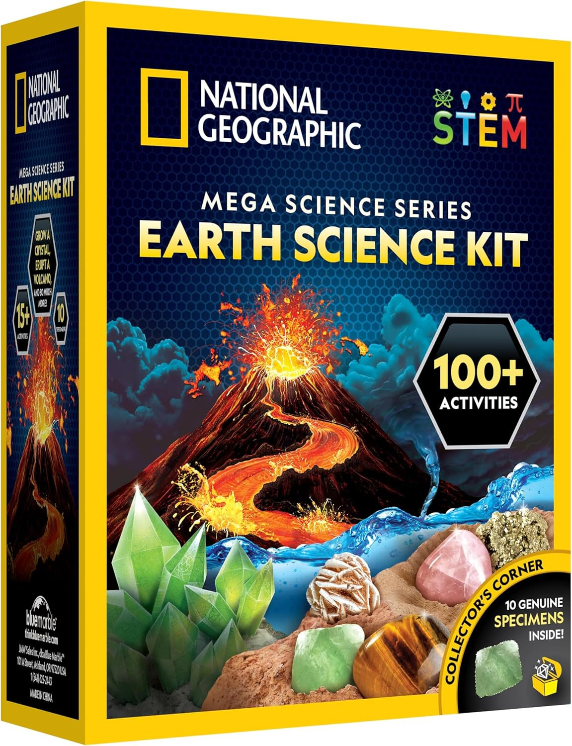 National Geographic Earth Science Kit – 100+ Science Experiments & Activities fo