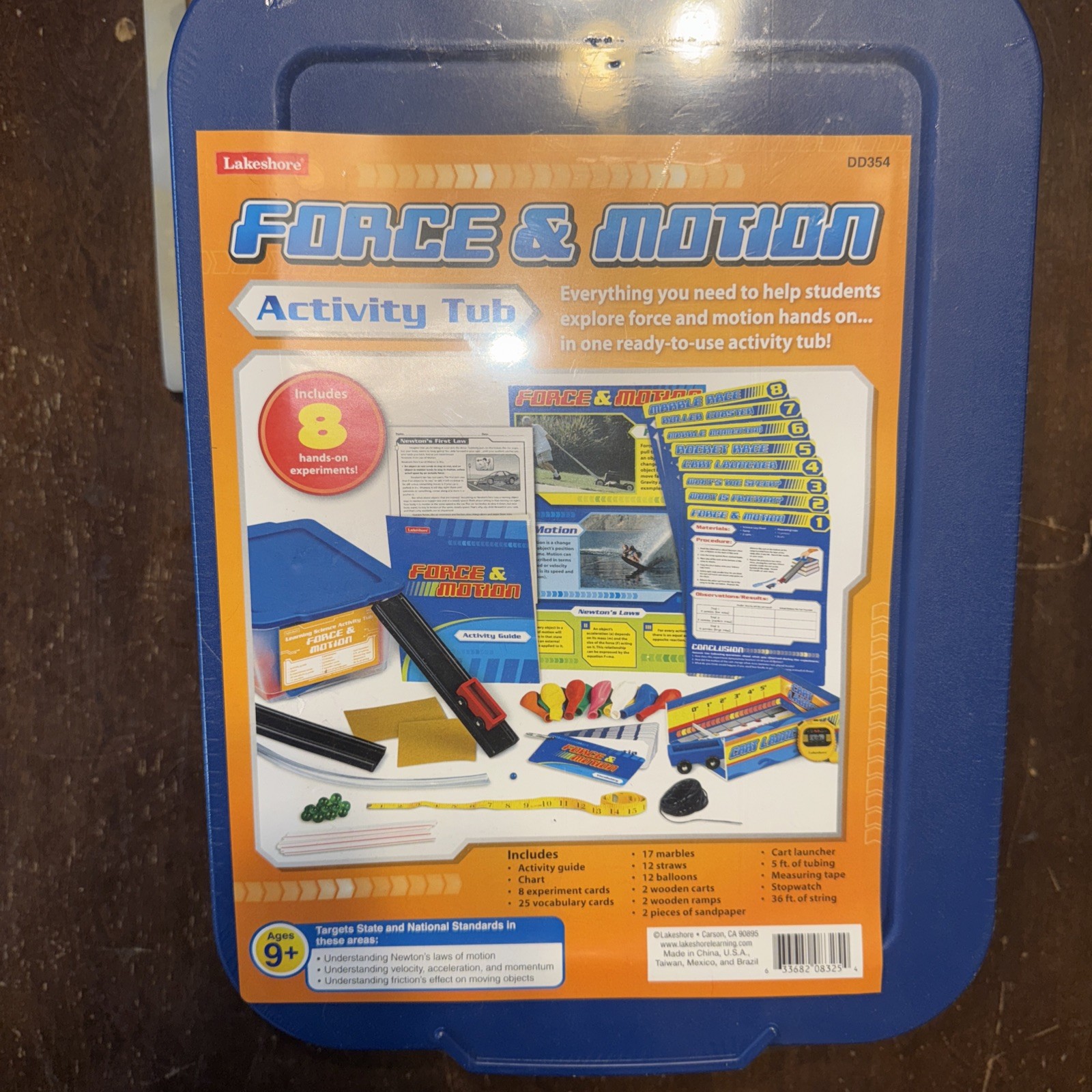 NEW Lakeshore Force & Motion Activity Tub STEM Homeschool Science Kit Ages 9+