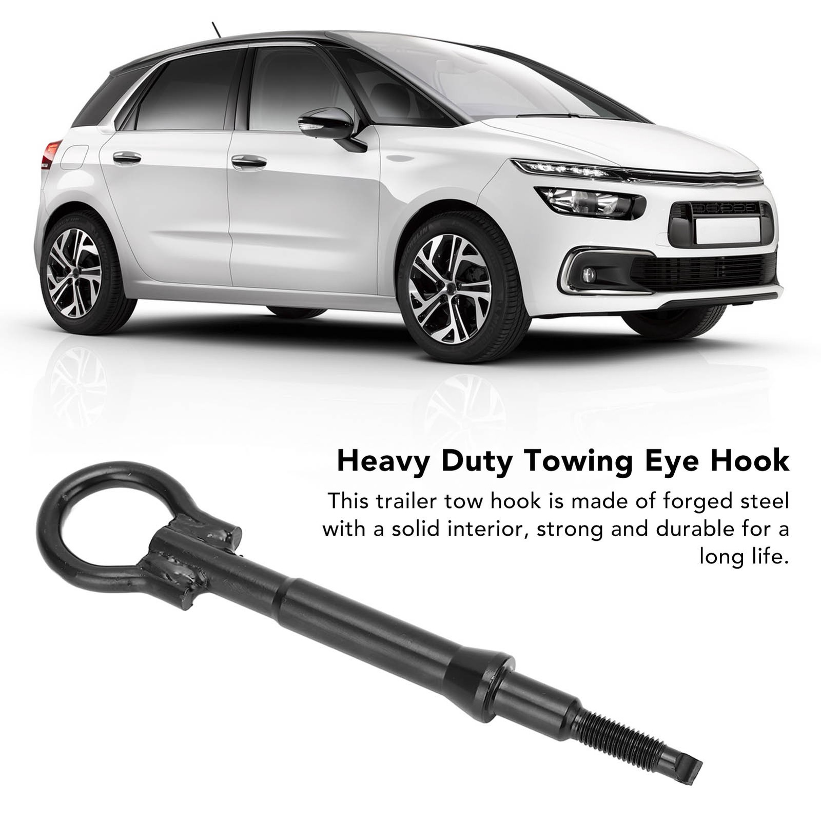 Forged Steel Towing Eye Ring Hook For Car Tow Suitable For C3 C4 C5