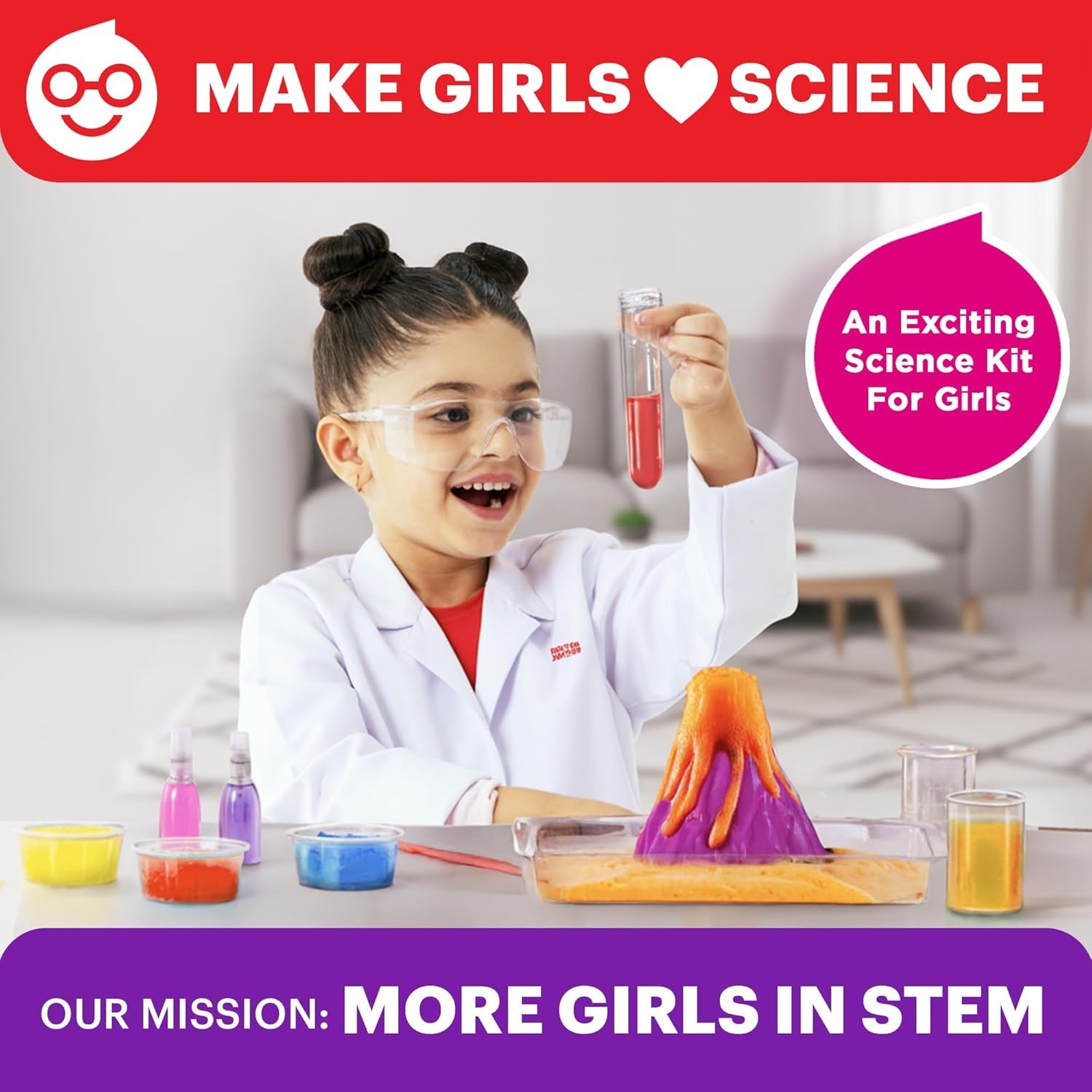 Girls’ First Science Kit for Kids Ages 4-5-6-7-8 | Easter, Birthday Gift Idea…