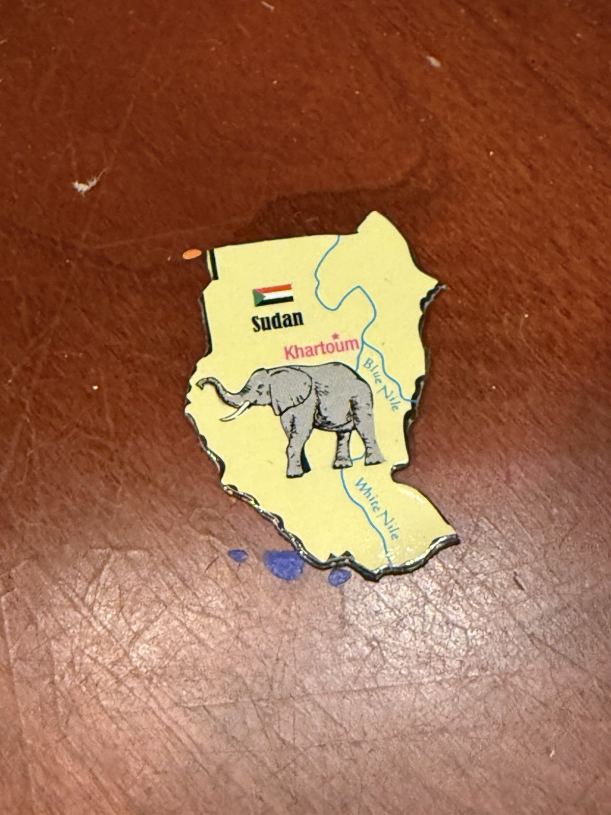 Ata-Boy Magnetic World Map Play-n-Learn Sudan
