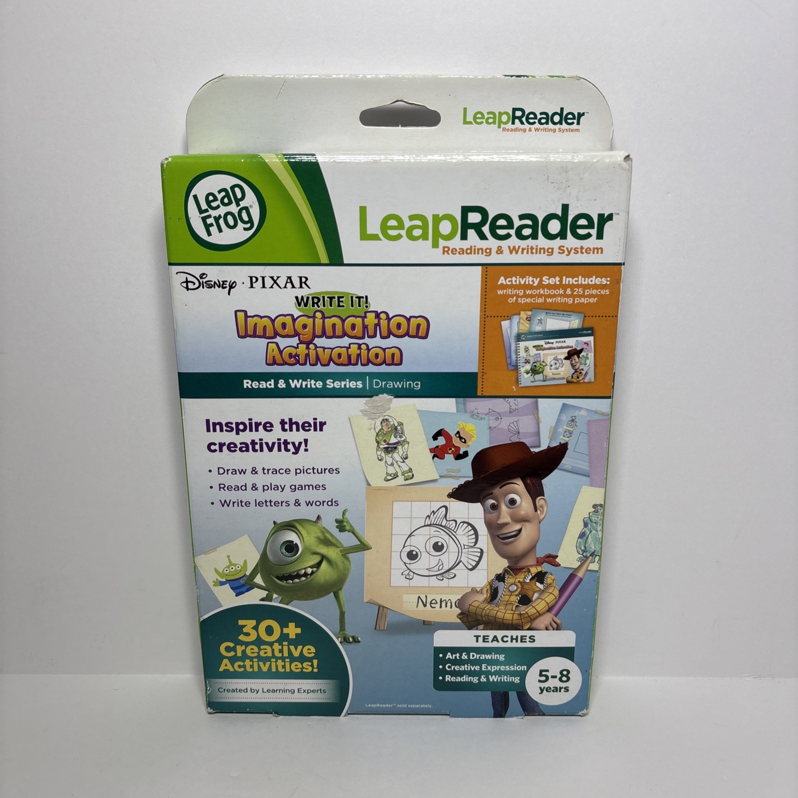 LeapFrog LeapReader Disney PIXAR Imagination Activation Art Drawing Reading NEW!