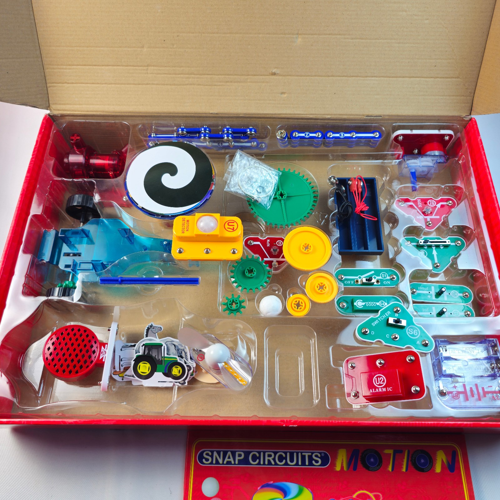 Snap Circuits Motion SCM-165 Elenco 165 Projects Missing Crawler Airplane Parts