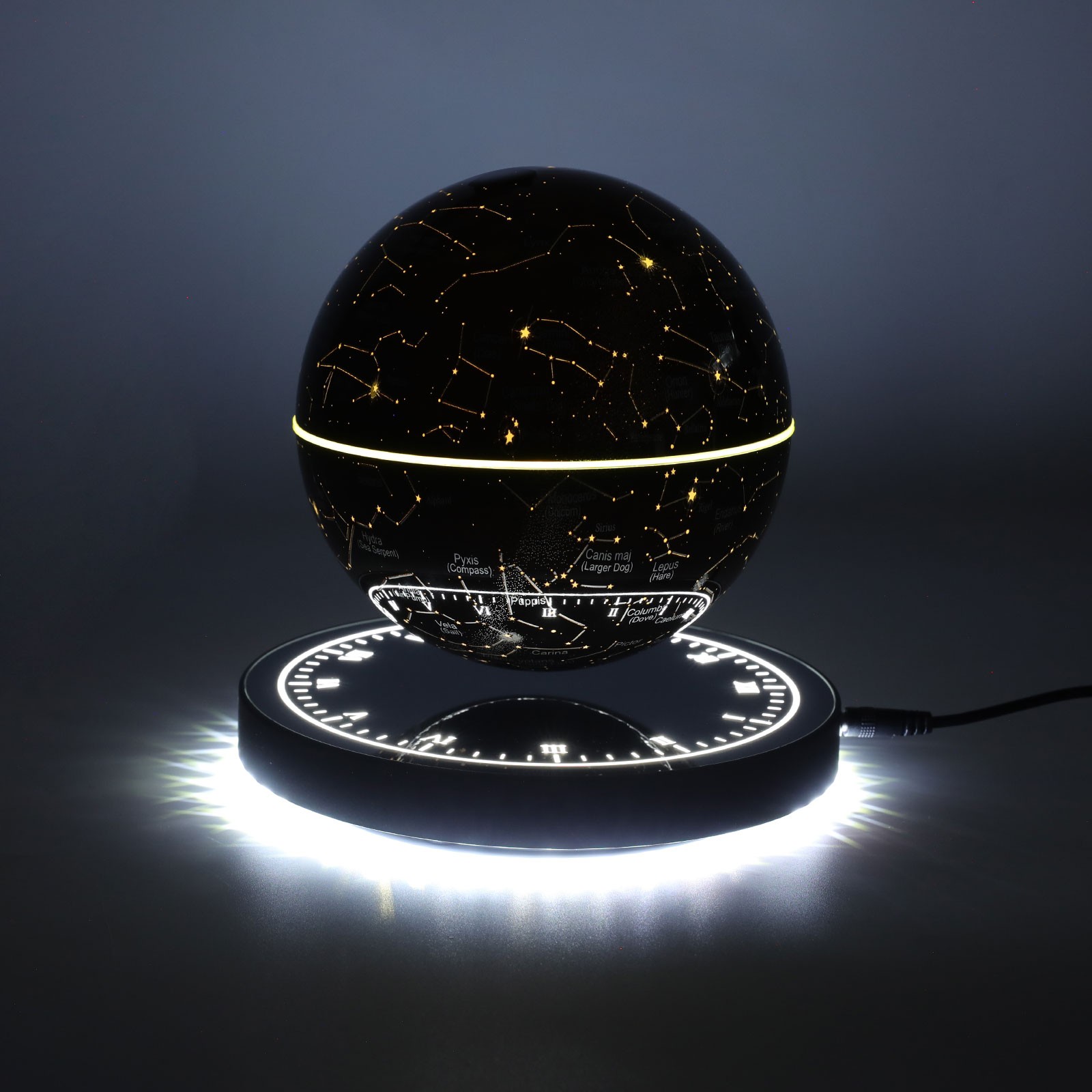 Magnetic Levitating Globe with LED Floating Globe Auto-Rotating Globe with Base