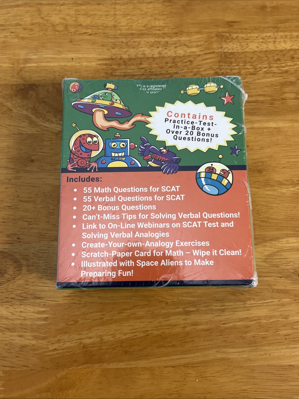 Gifted Testing Flash Cards For SCAT Grade 6 And Above. 72 Cards (sealed)