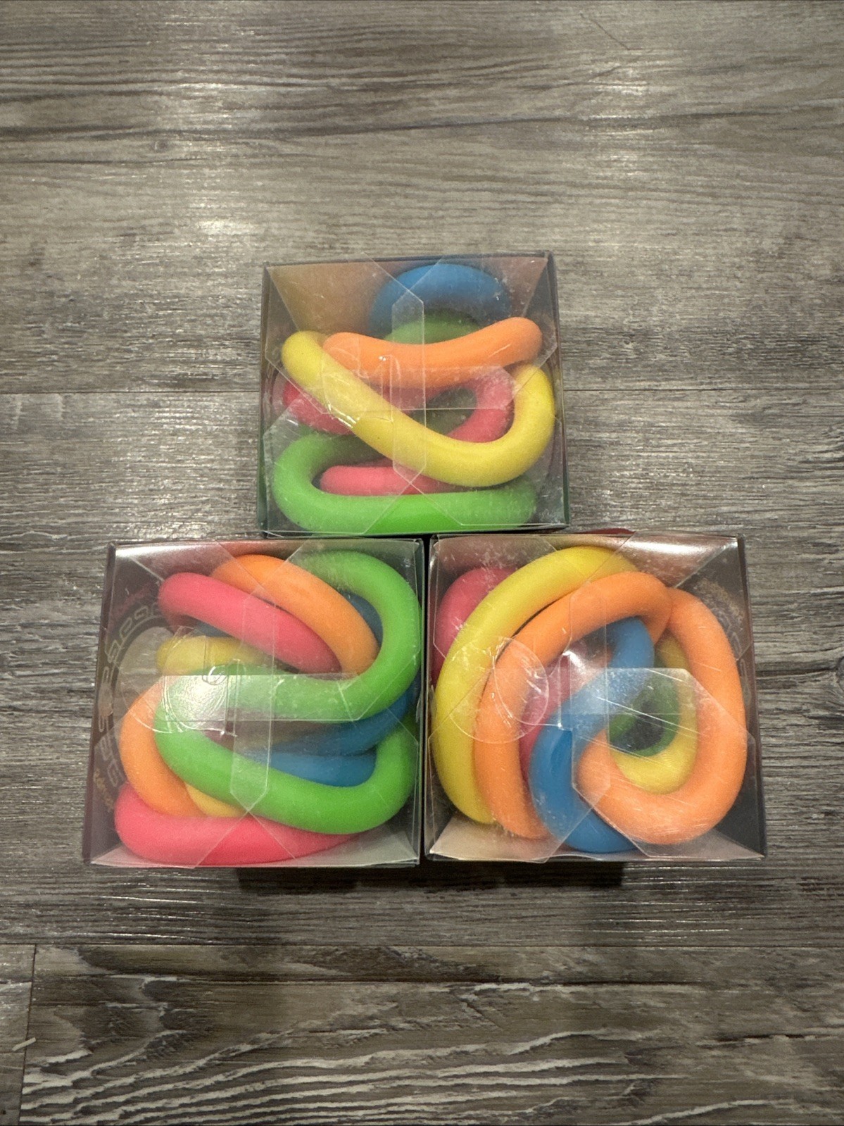 Lot of 3 NeeDoh Noodlies Sensory Fidget Toy, RARE Nee Doh Stretchy Noodles