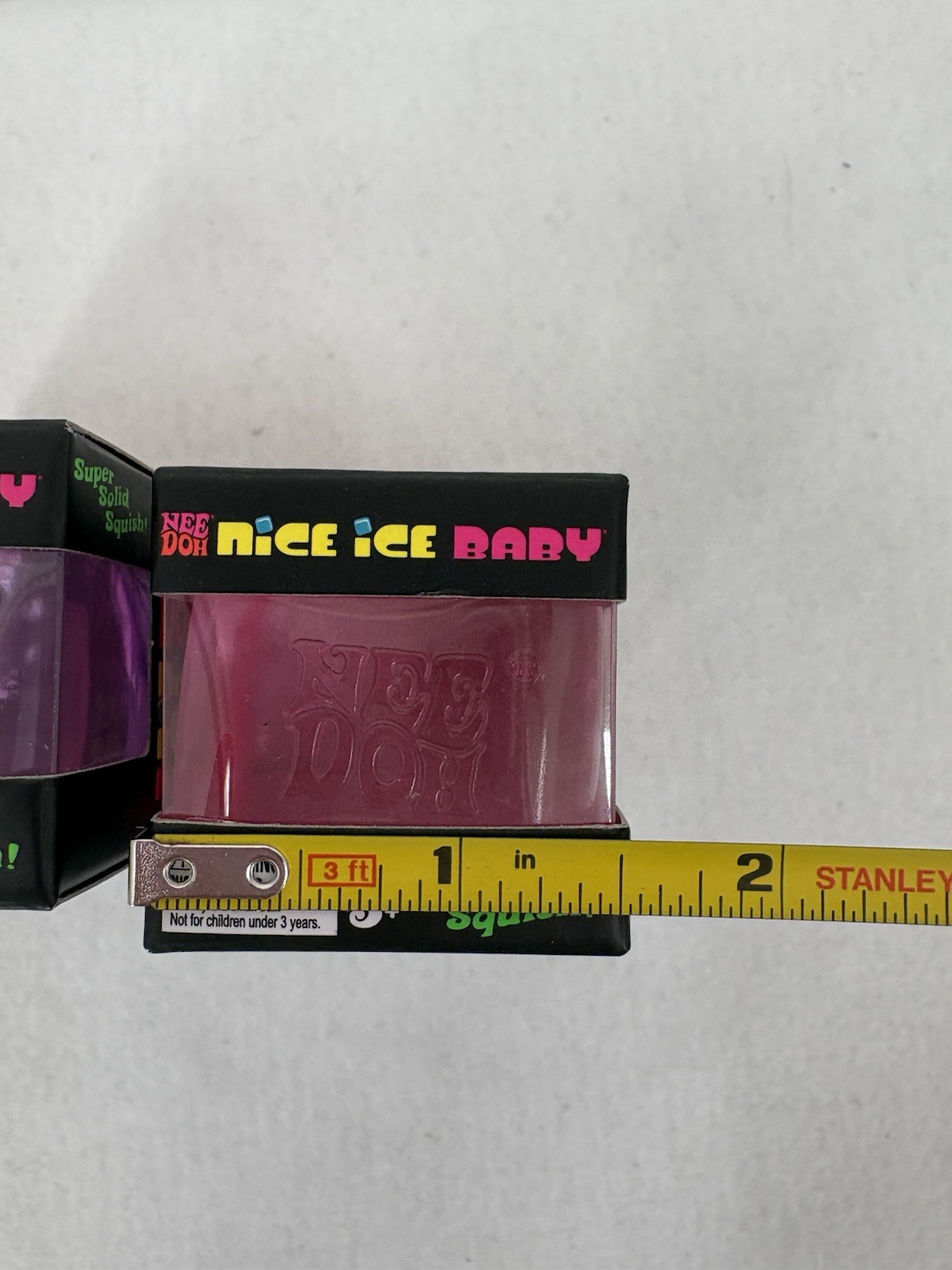 NeeDoh Nice Ice Baby Mini Cube Bundle Of 8 Blue Pink Purple