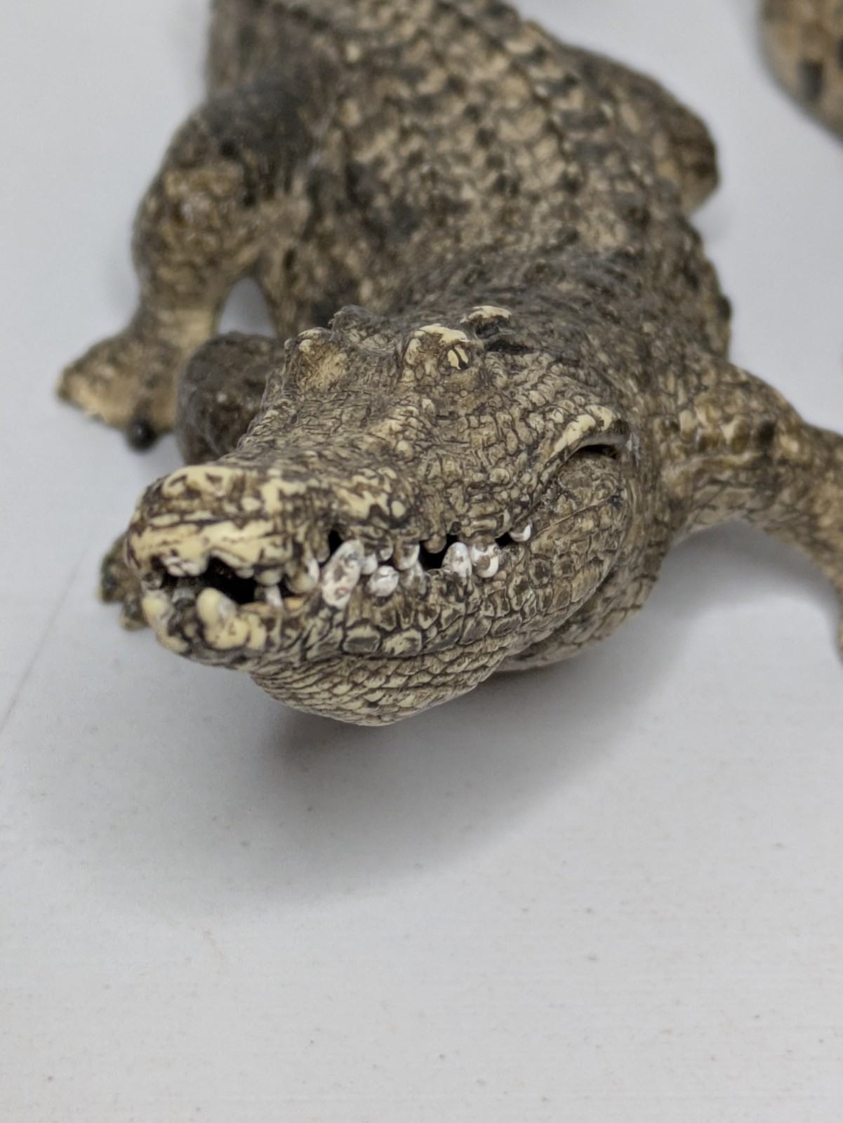 Lot 2 Schleich 7″ Crocodile D-73527 Animal Figure 2014 Movable Jaws AM Limes 69