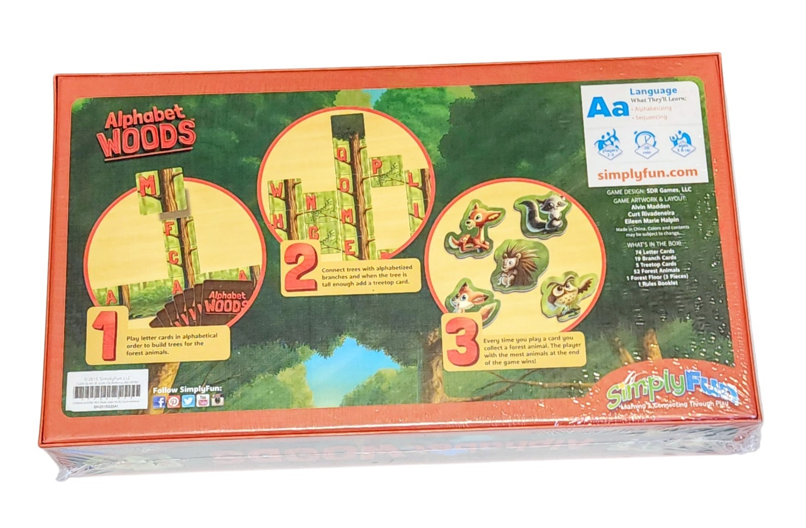 🔥 Alphabet Woods Where The Trees Grow Alphabetically Learning Card Game 🍎