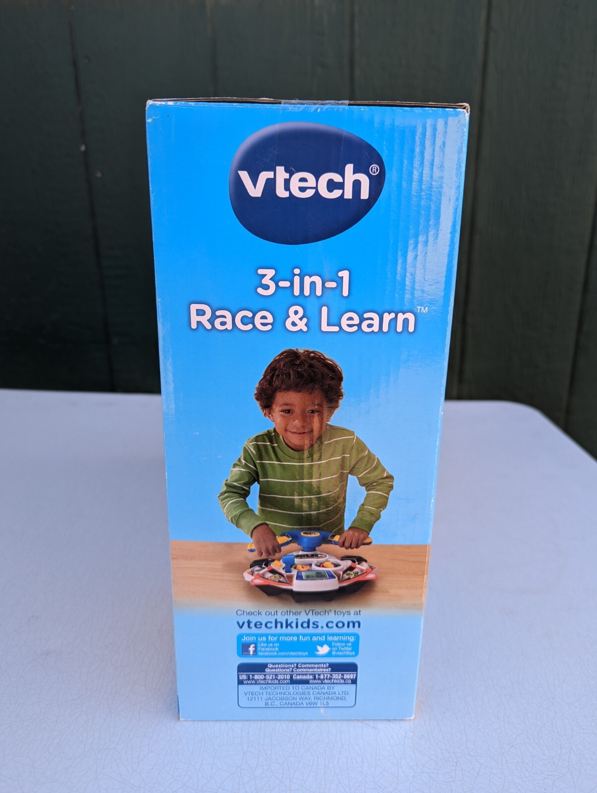 VTech 3-in-1 Race and Learn – 2013 – New in Box Ages 3-6