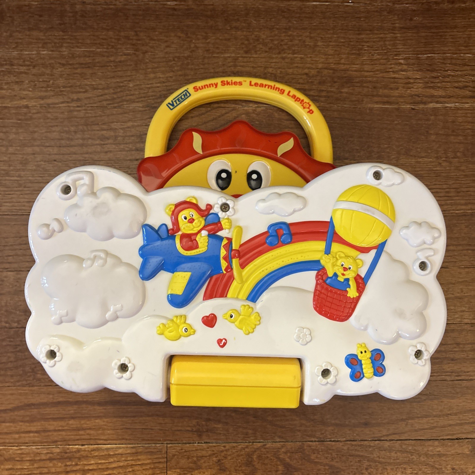 Vintage 1990 Vtech Sunny Skies Educational Learning Laptop Rare Toy Works