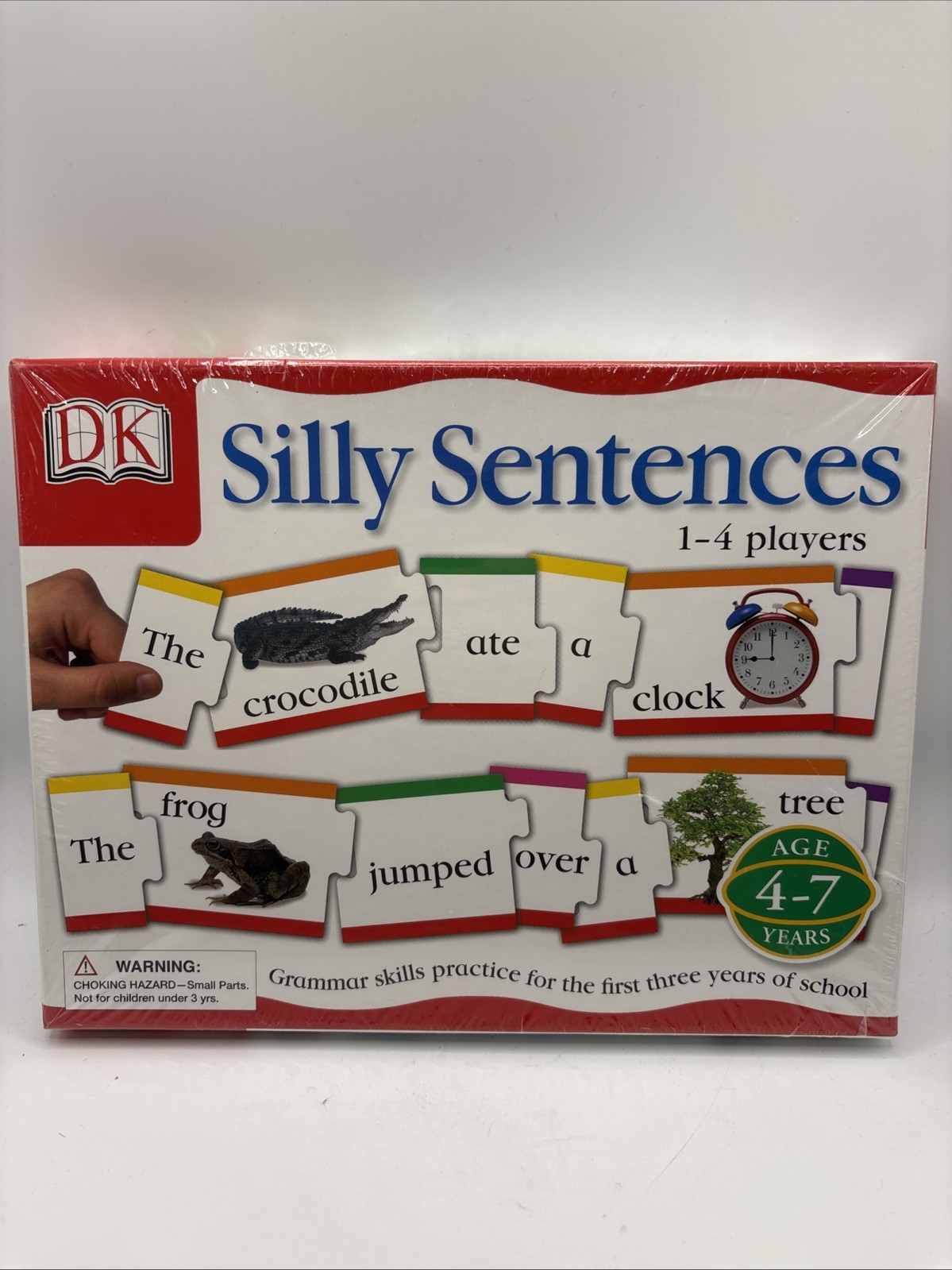 DK Games Silly Sentences Grammar Skills Game For Ages 4 to 7 and 1 to 4 Players