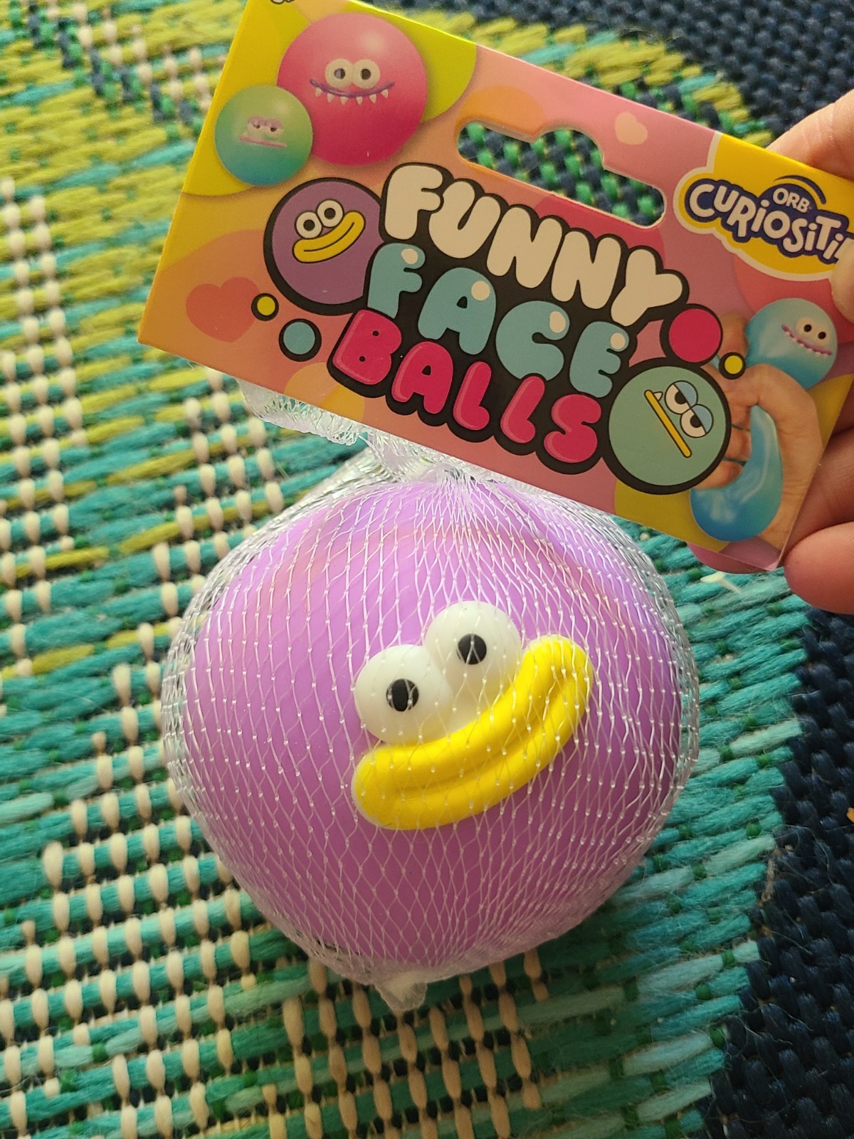 Orb Curiosities Funny Face Balls Squishy 5 Five Below – Set Of 3– Like Needoh