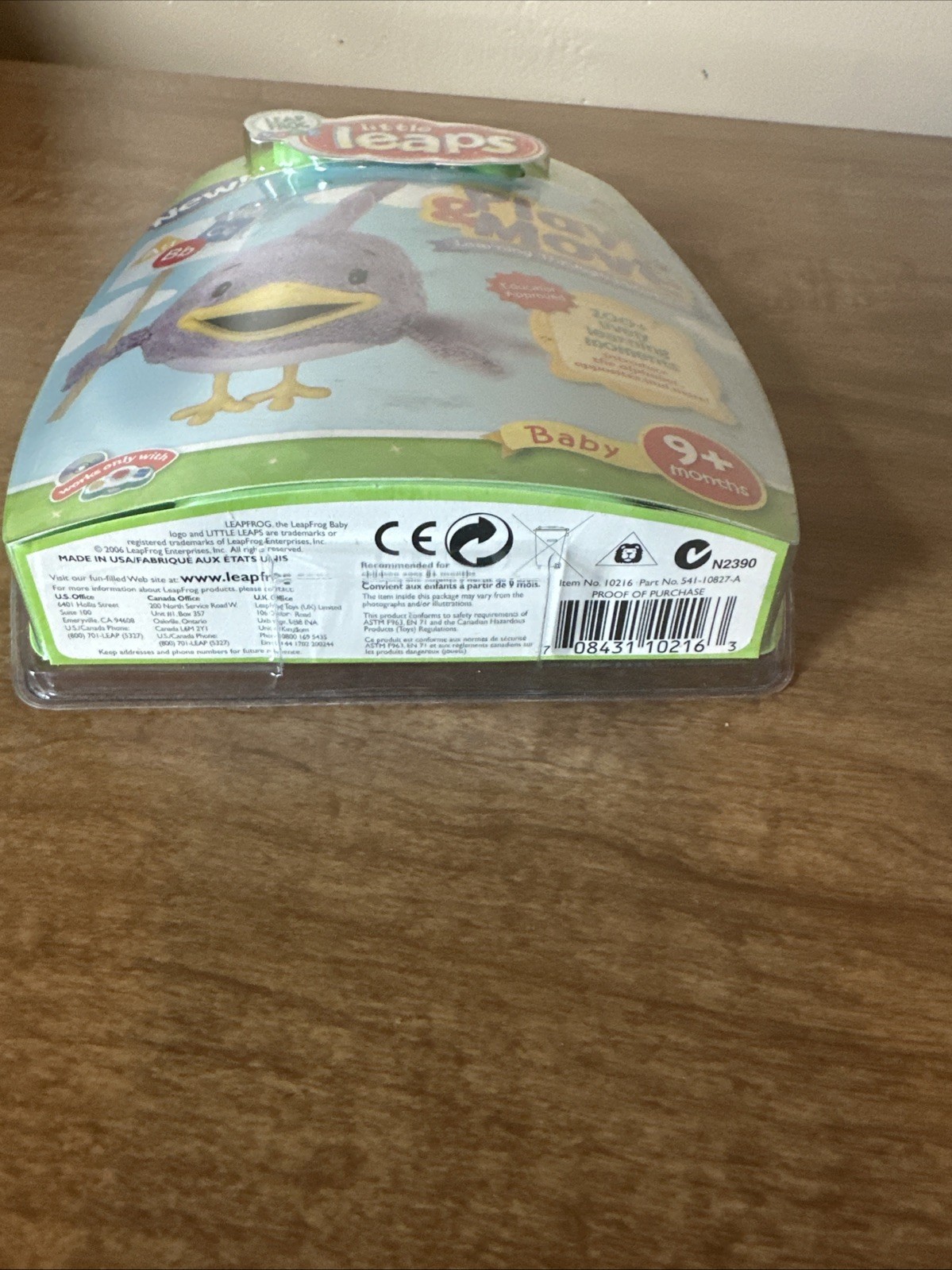 Leap Frog Baby – Little Leaps Play & Move DVD – NEW / SEALED 9+months