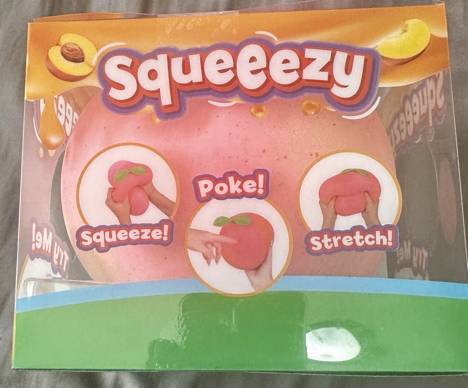 Sunny Days Jumbo Squeeezy Peach Squishy Toy 🍑 Stress Relief SHIPS FAST NEW