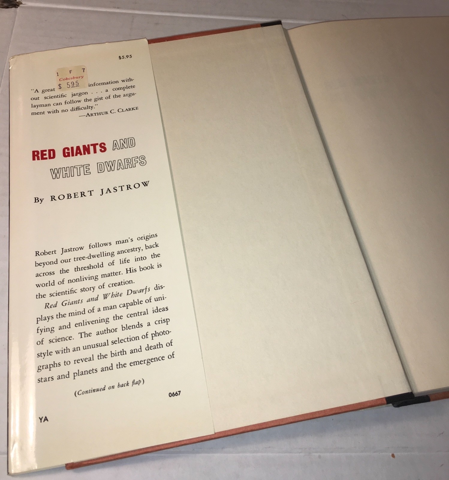 1967 RED GIANTS AND WHITE DWARFS EVOLUTION OF STARS PLANETS AND LIFE HCDJ SPACE