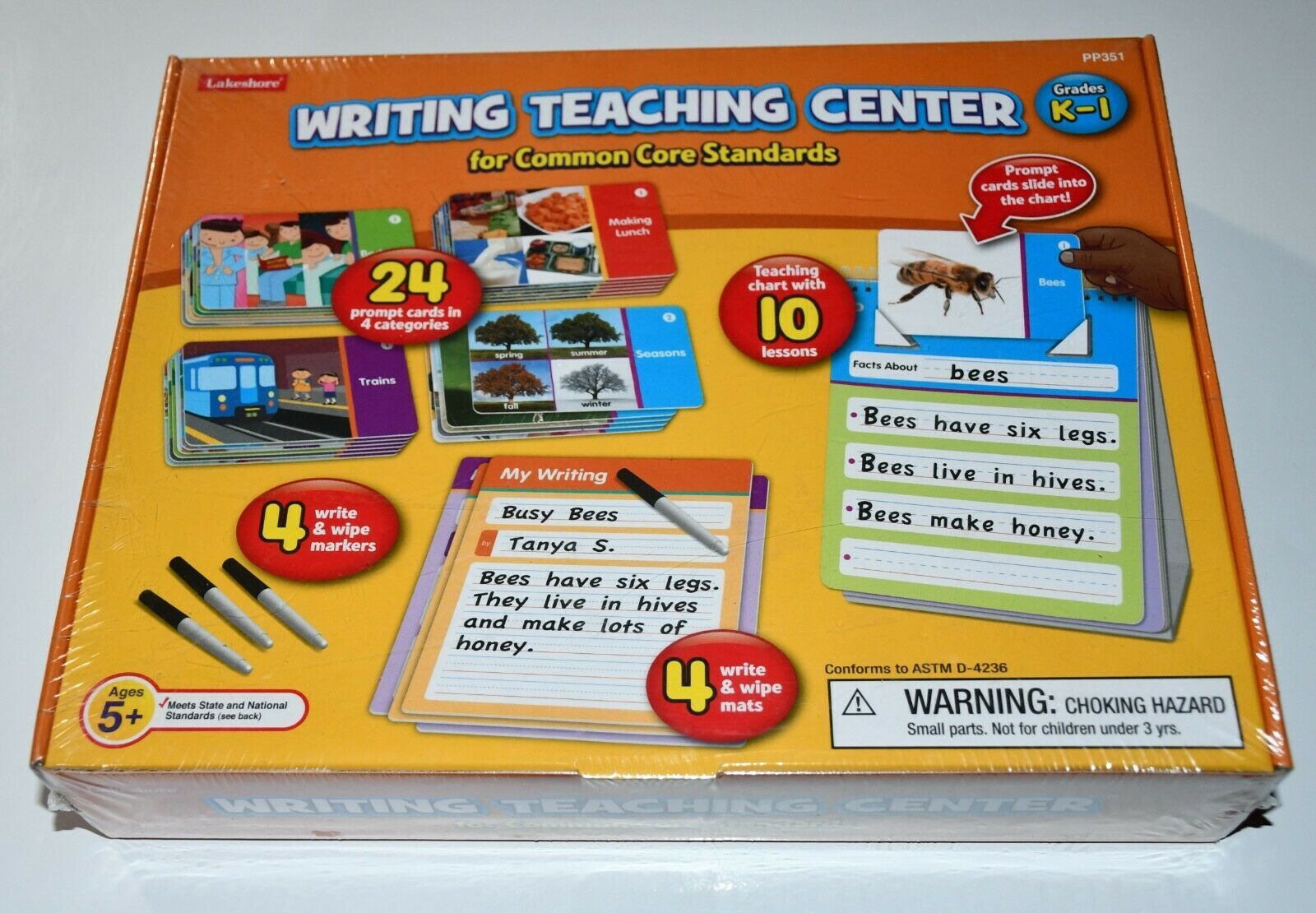 Lakeshore Writing Teaching Center for Common Core Standard homeschool Gr K-1
