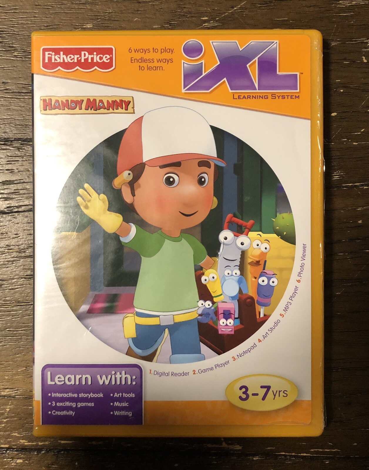 Handy Manny Fisher Price iXL Learning System CD-Rom Ages 3-7 Years