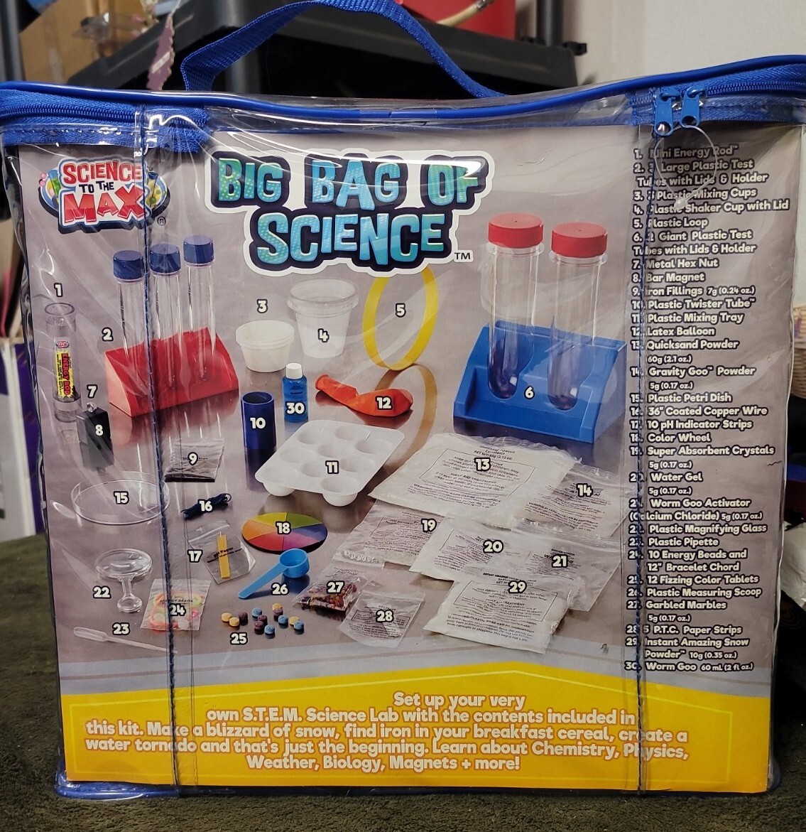 S.T.E.M. 65+ Experiments: Science to the Max: Big Bag of Science: 8yrs and up