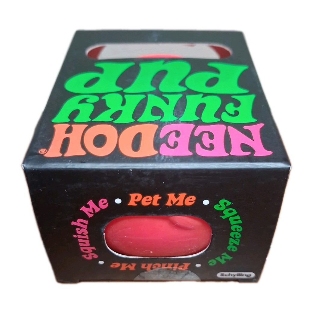 Sealed Needoh Funky Pup Pink – Squishy Stress Relief Toy Schylling Free Shipping