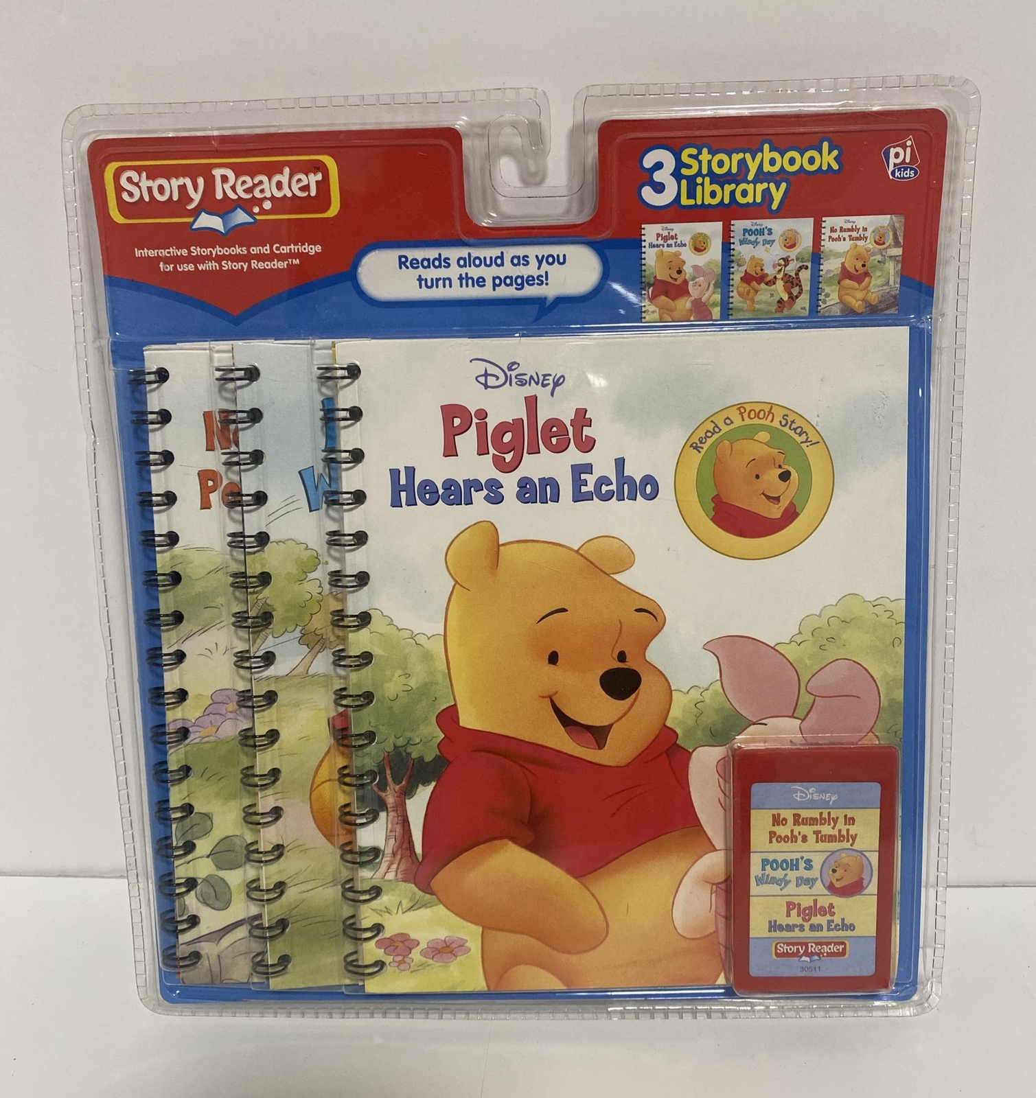 Story Reader Storybook w/ Cartridges Lot /NEW! Dora, Scooby-Doo, Pooh/Read