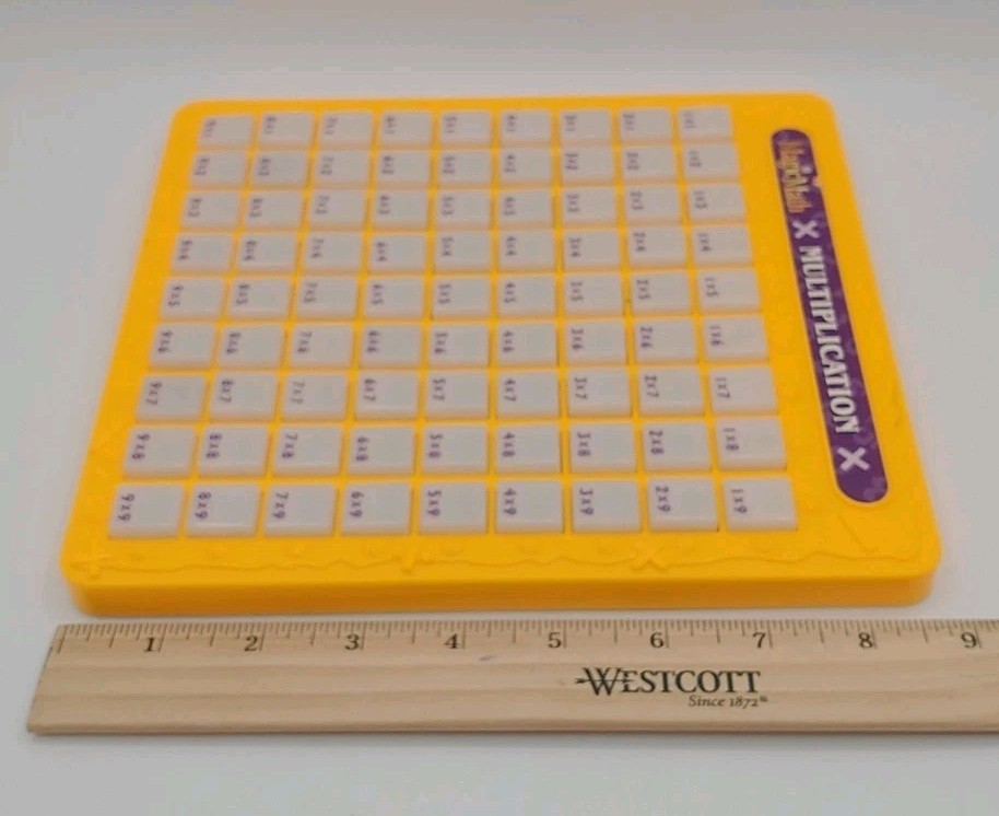 Vtg 2005 Magic Math Multiplication Machine Press and See Educational Homeschool