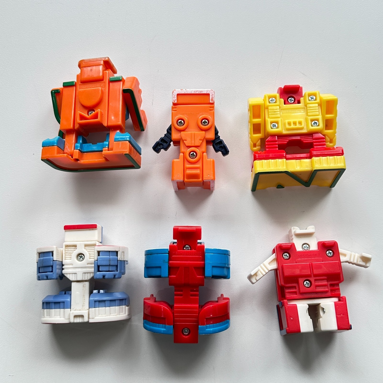 Lakeshore Alphabots Letter & Number Robot Alphabet Transformers Lot of 6