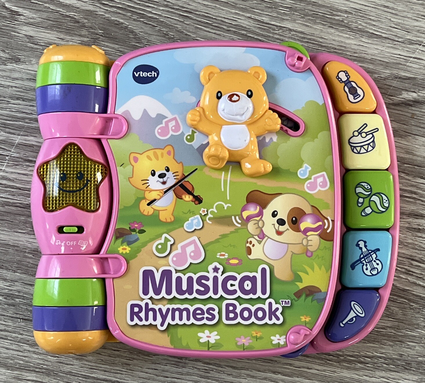 VTech Musical Rhymes Book 6-36 Months – Pink Purple