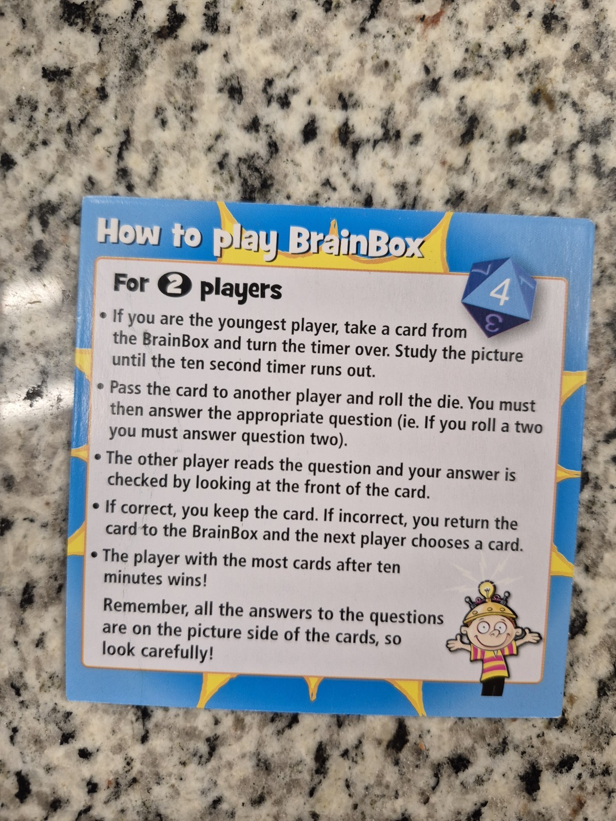 University Games BrainBox Trivia Game THE WORLD Edition, New, Ages 8+
