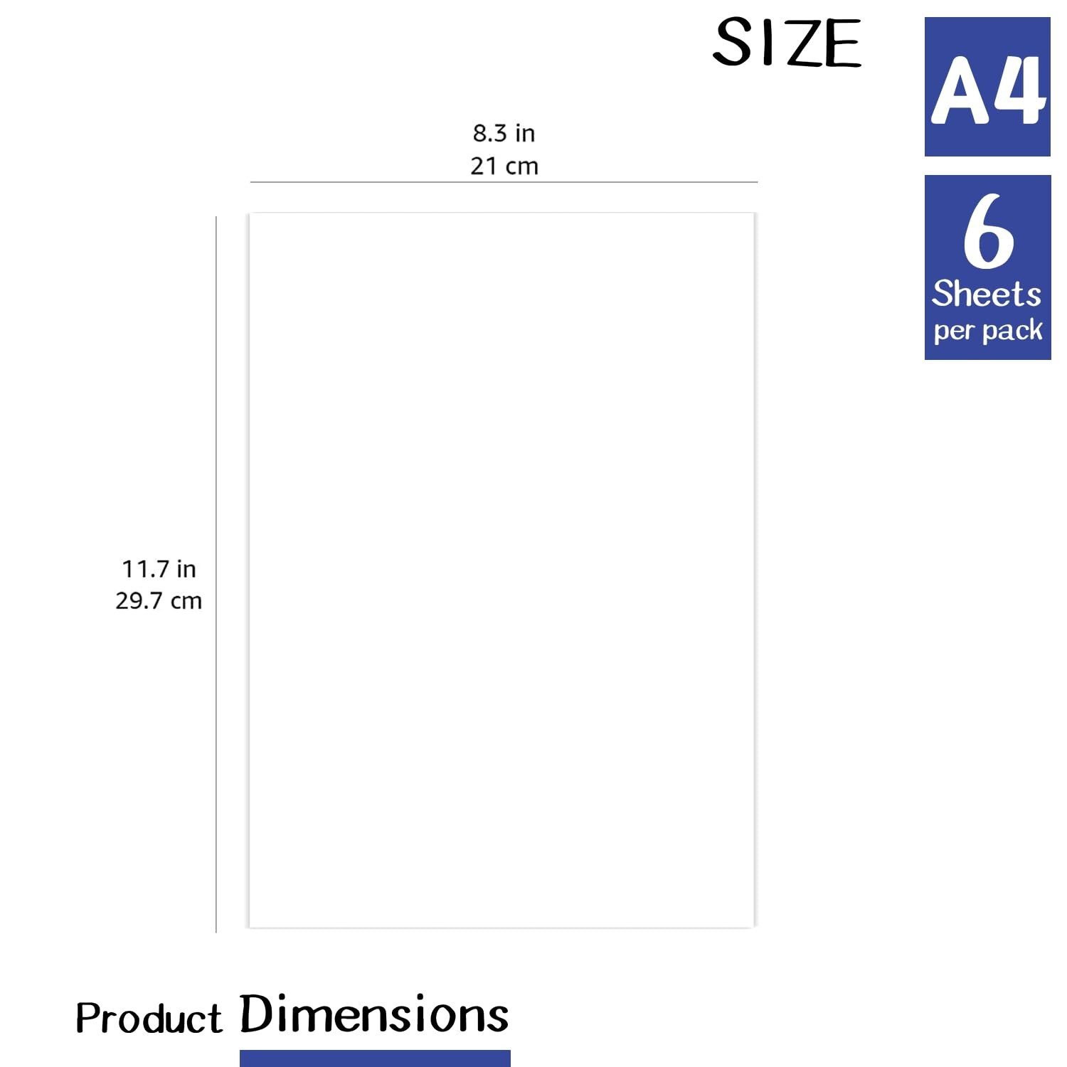 Dry Erase Sheets – 6 A4 Sheets – Adhesive Whiteboard Wallpaper Decal – White …