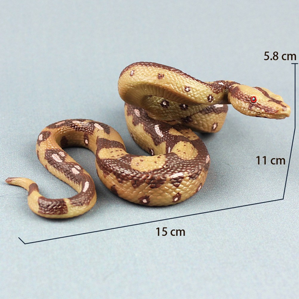 1Pc Python Model Big Prank Realistic Snake Toy for April Fools Day Costume Party