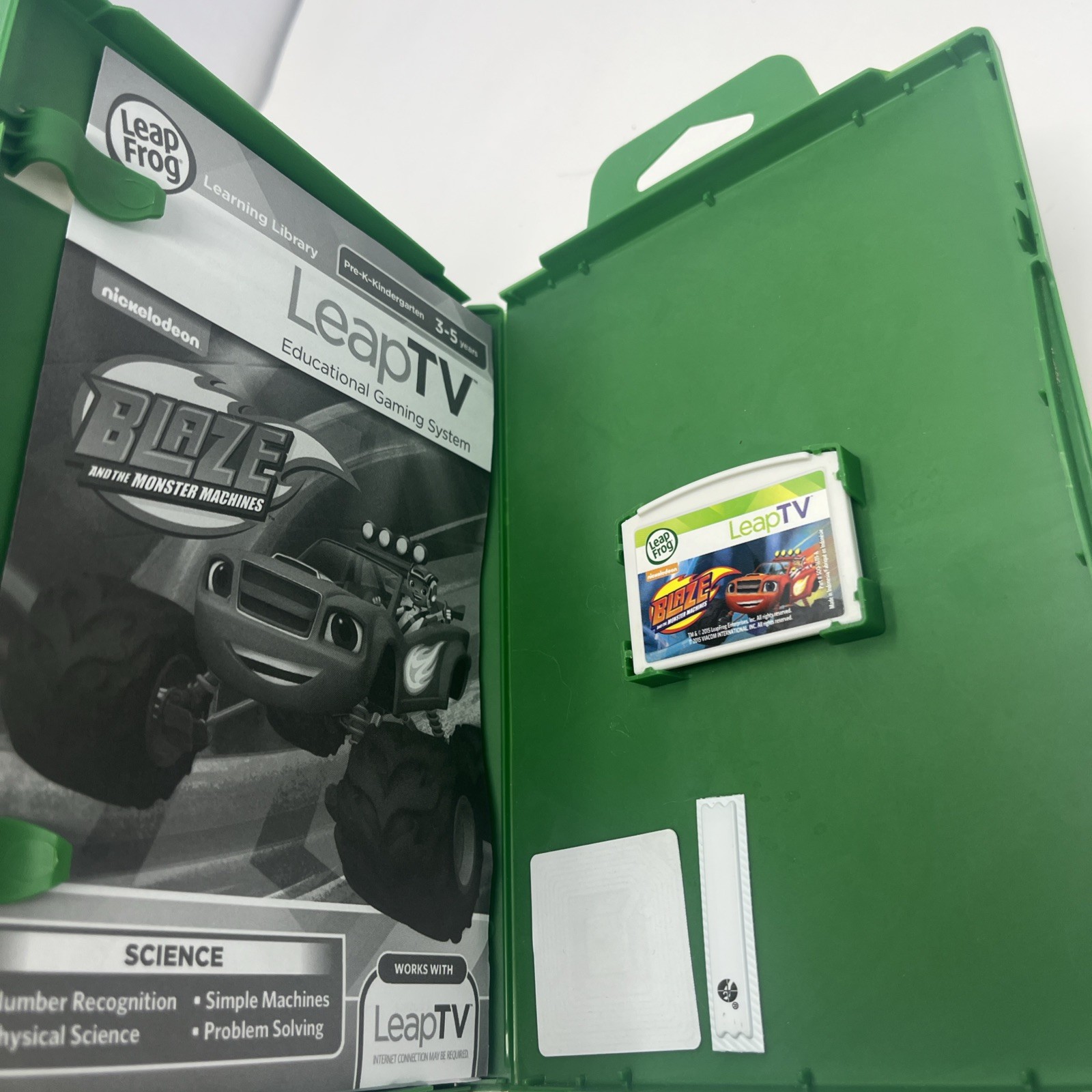 LeapFrog LeapTV Blaze and the Monster Machines Science Educational Game W Manual