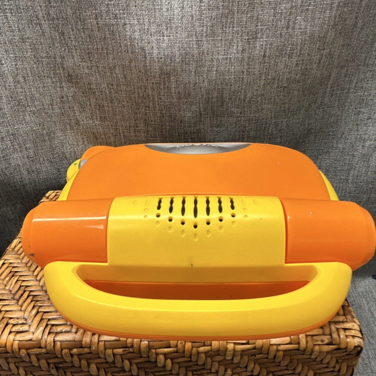 VTech Tote ‘n Go Laptop Electronic Learning Toy Orange Yellow 4-7 Years Tested