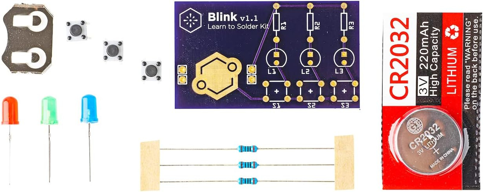 Blink LED Soldering Kit | DIY Electronics Projects for Beginners | Practice f…