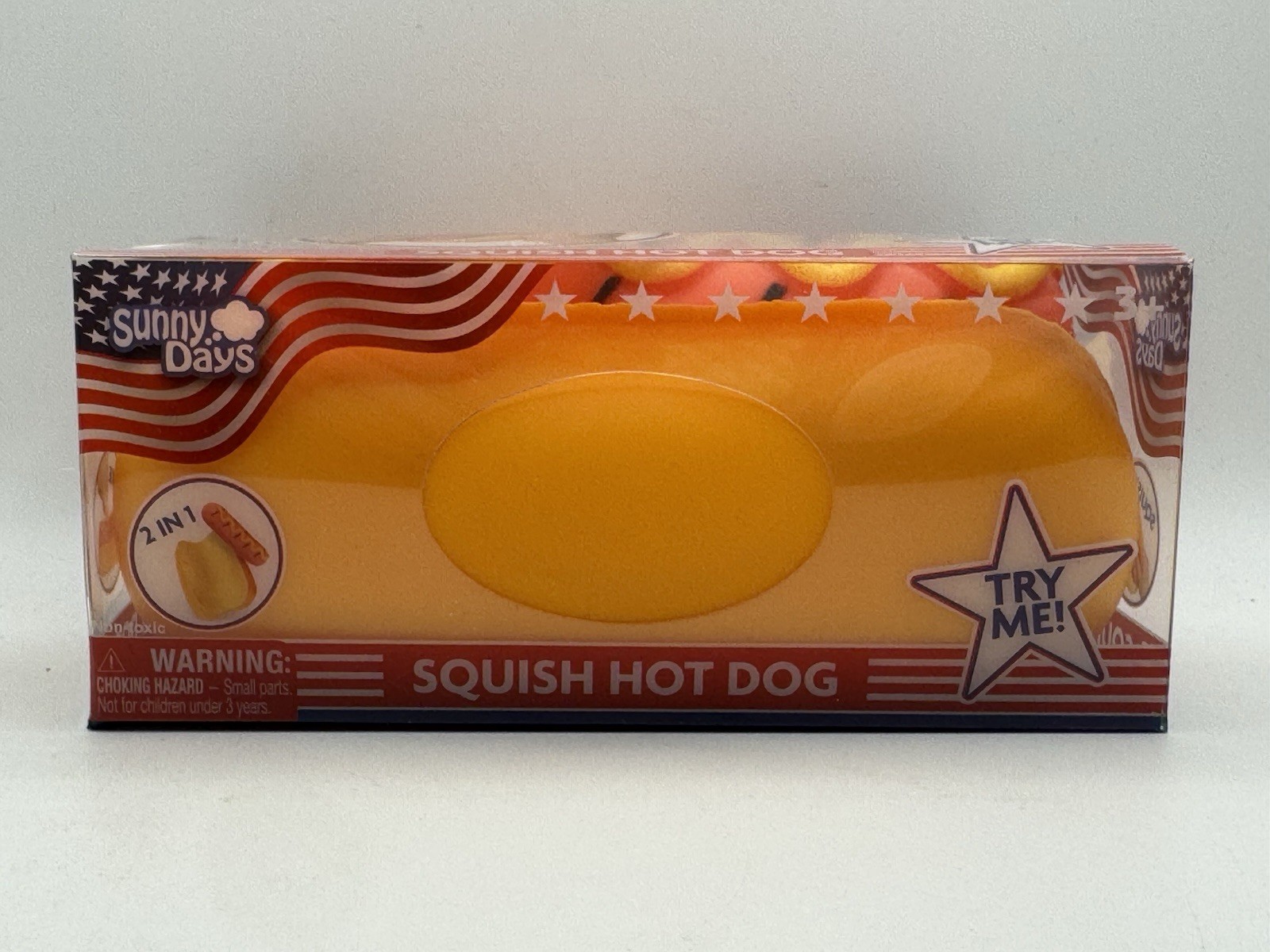 ToyMendous Sunny Days Squish Hot Dog Squishy Toy – NEW IN BOX!!