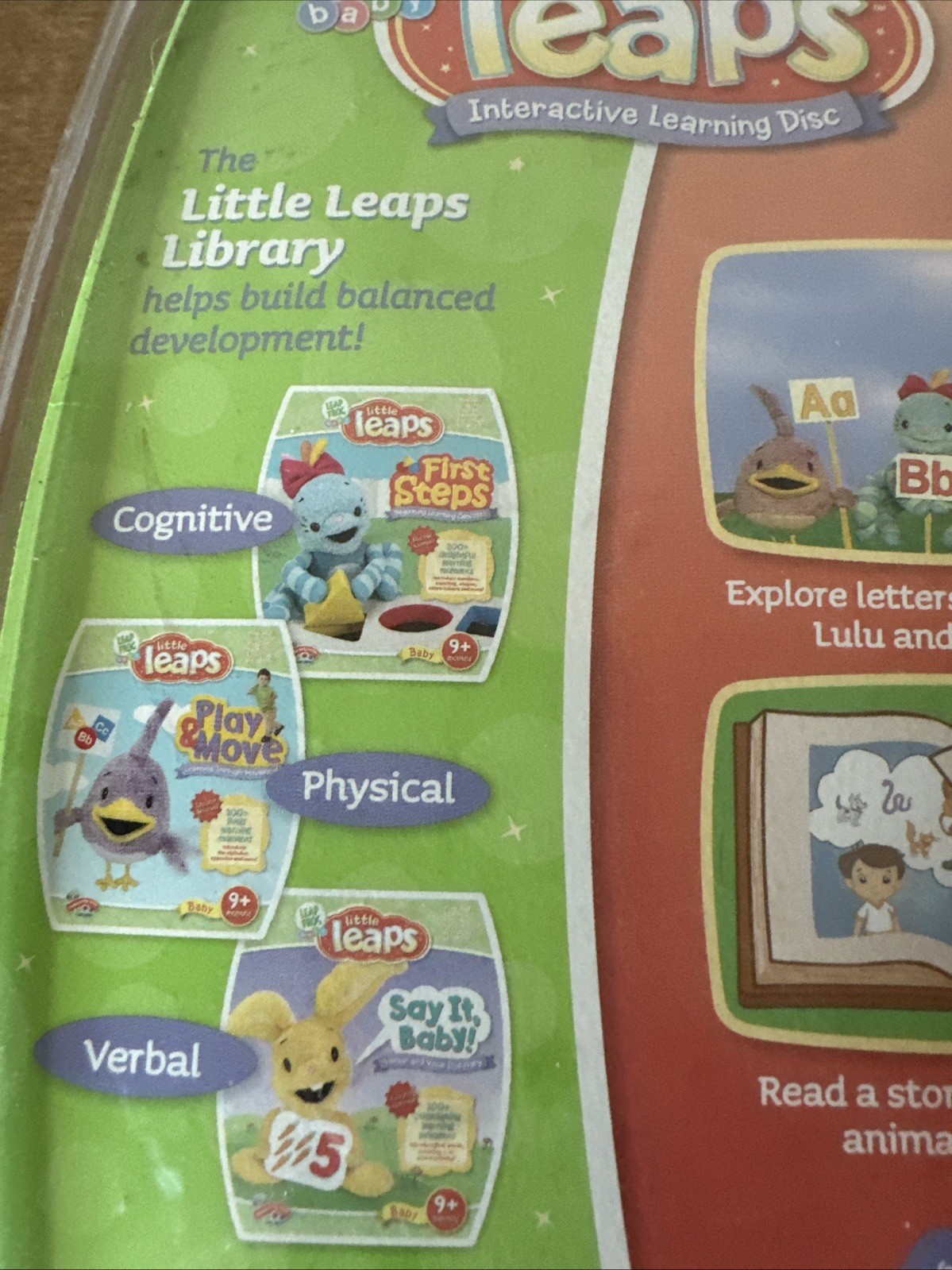 Leap Frog Baby – Little Leaps Play & Move DVD – NEW / SEALED 9+months