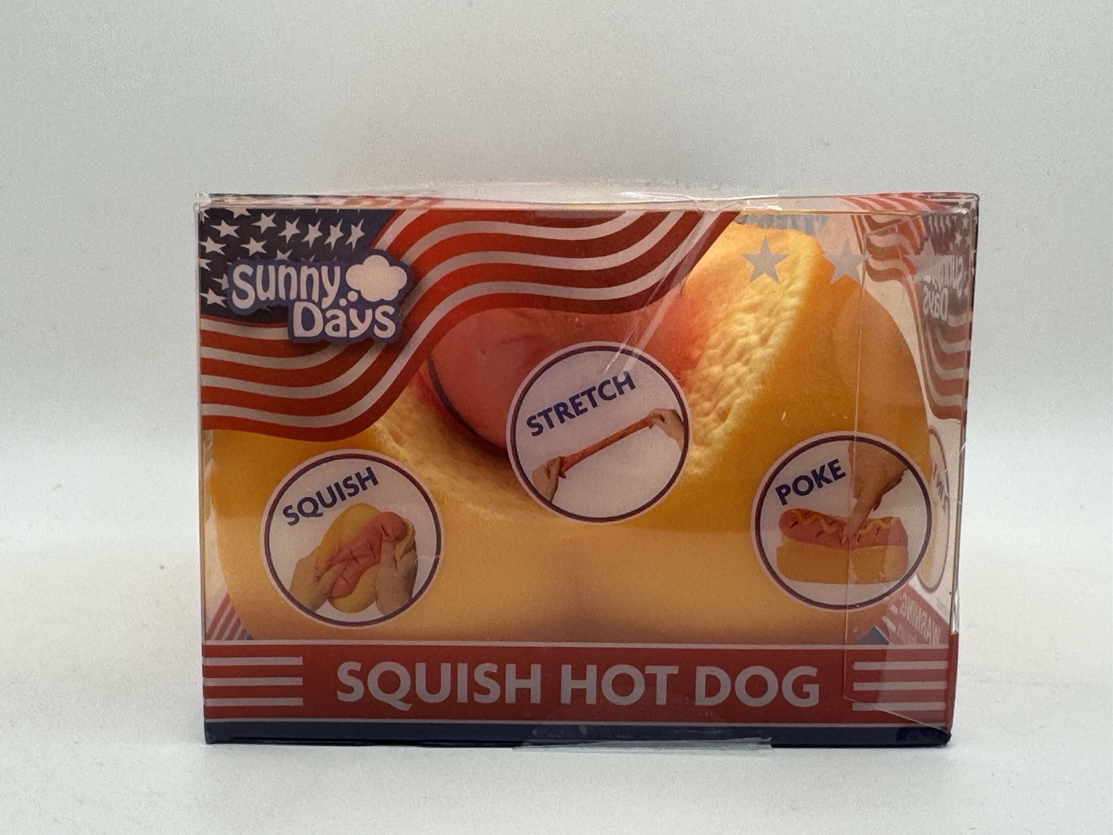 ToyMendous Sunny Days Squish Hot Dog Squishy Toy – NEW IN BOX!!