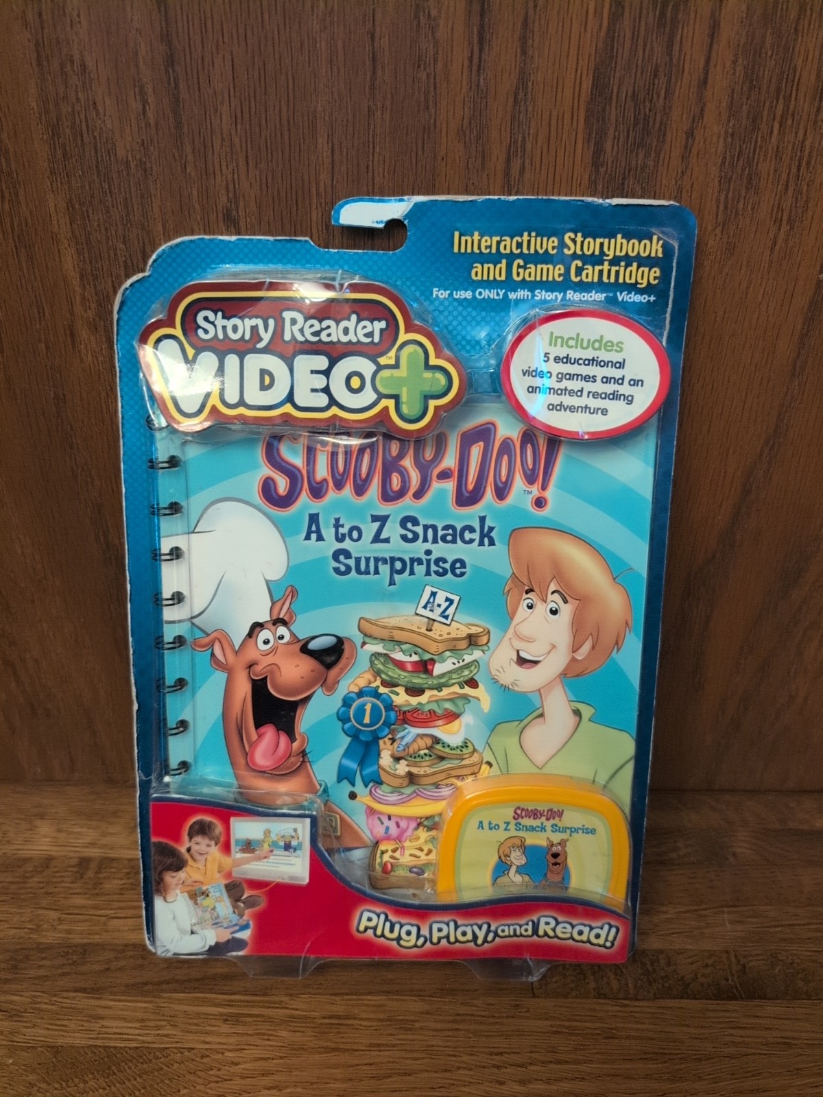 Story Reader Video+ SCOOBY-DOO A to Z Snack Surprise Interactive Storybook NEW!