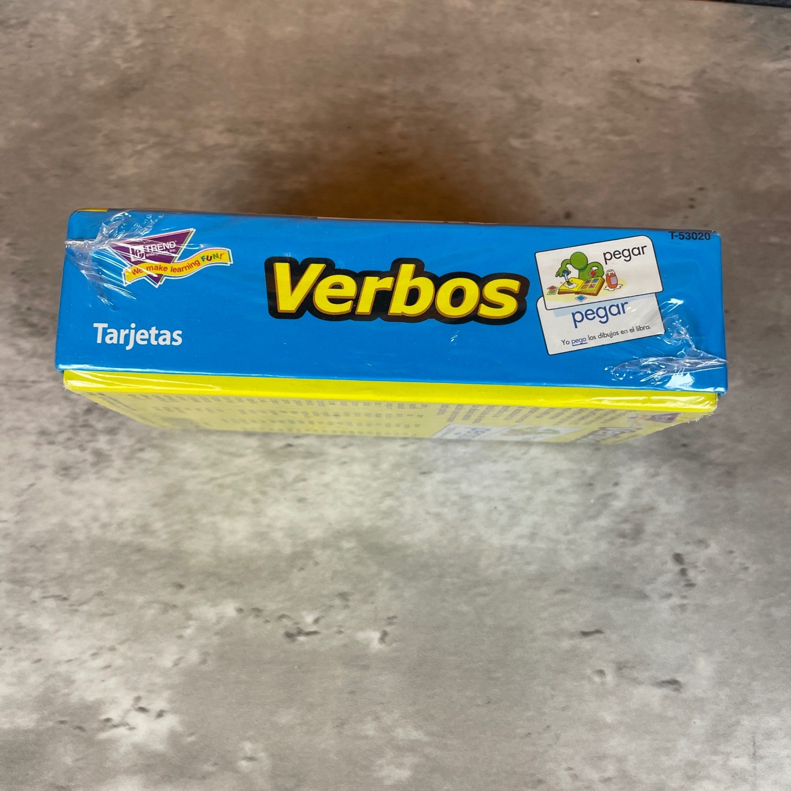 Trend Enterprises Verbos Spanish Flash Cards 94 Count T-53020 Educational New
