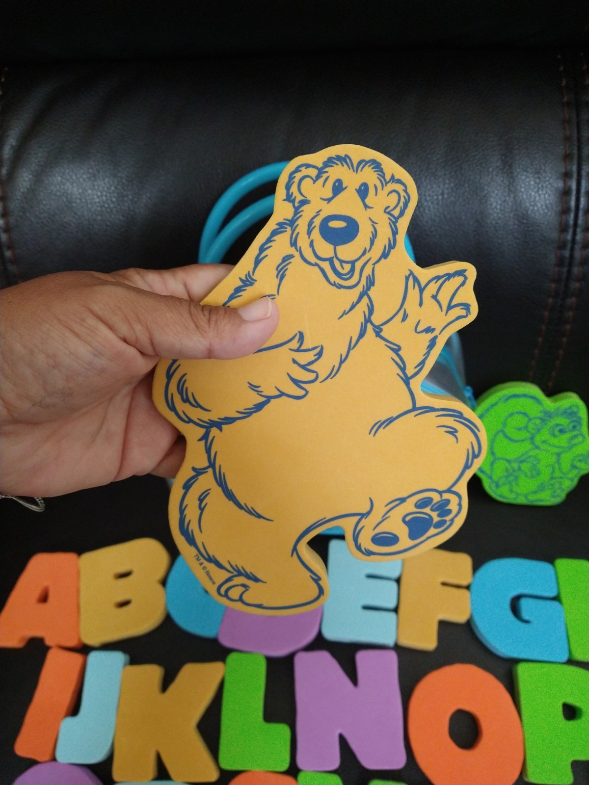 Vintage Bear In The Big Blue House Foam Alphabet