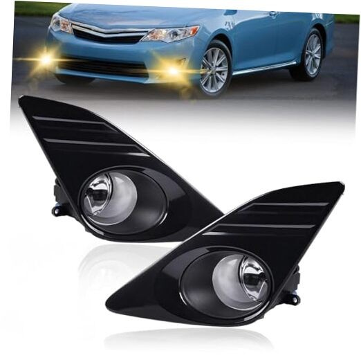 Fog Lights Compatible With 2012 2013 2014 Camry Front 12-14 Camry Halogen