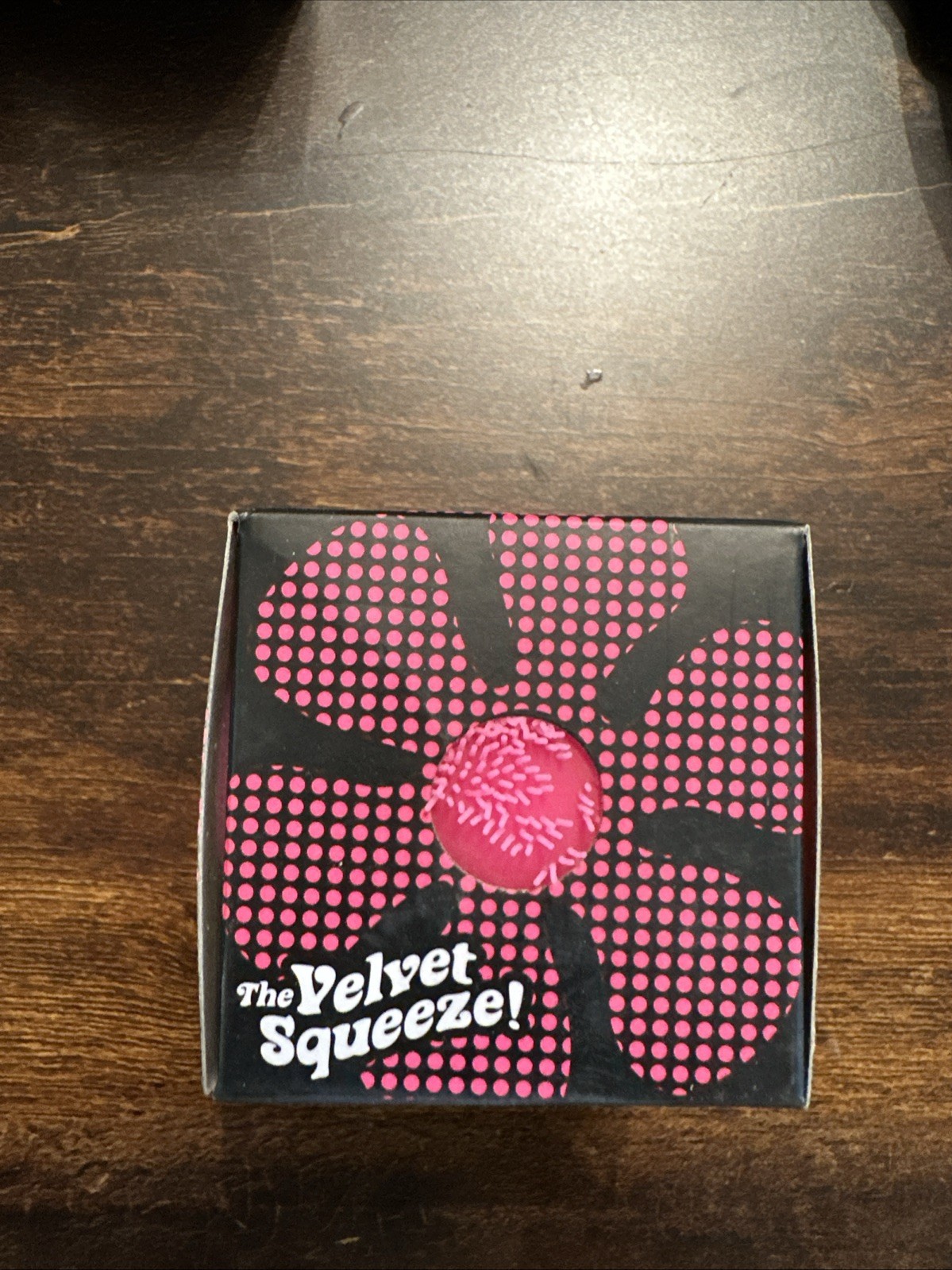 Nee Doh Fuzzball Flower Power In Pink The Velvet Squeeze Brand New