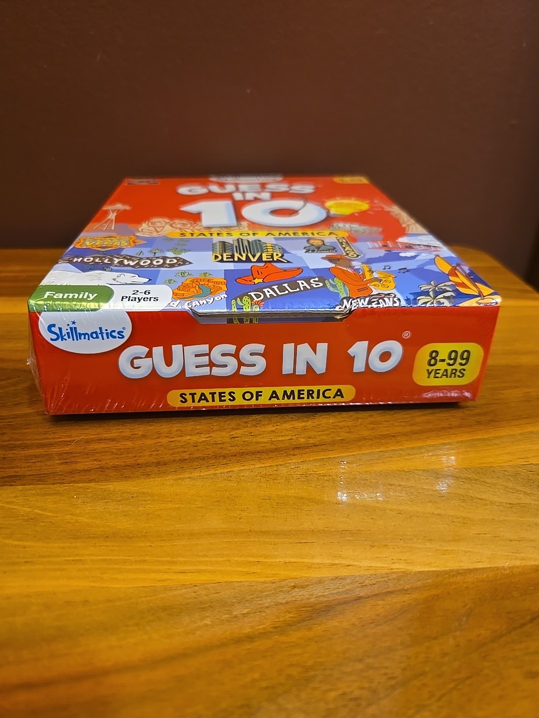 Skillmatics Guess in 10 States of America Educational Trivia Card Game Sealed