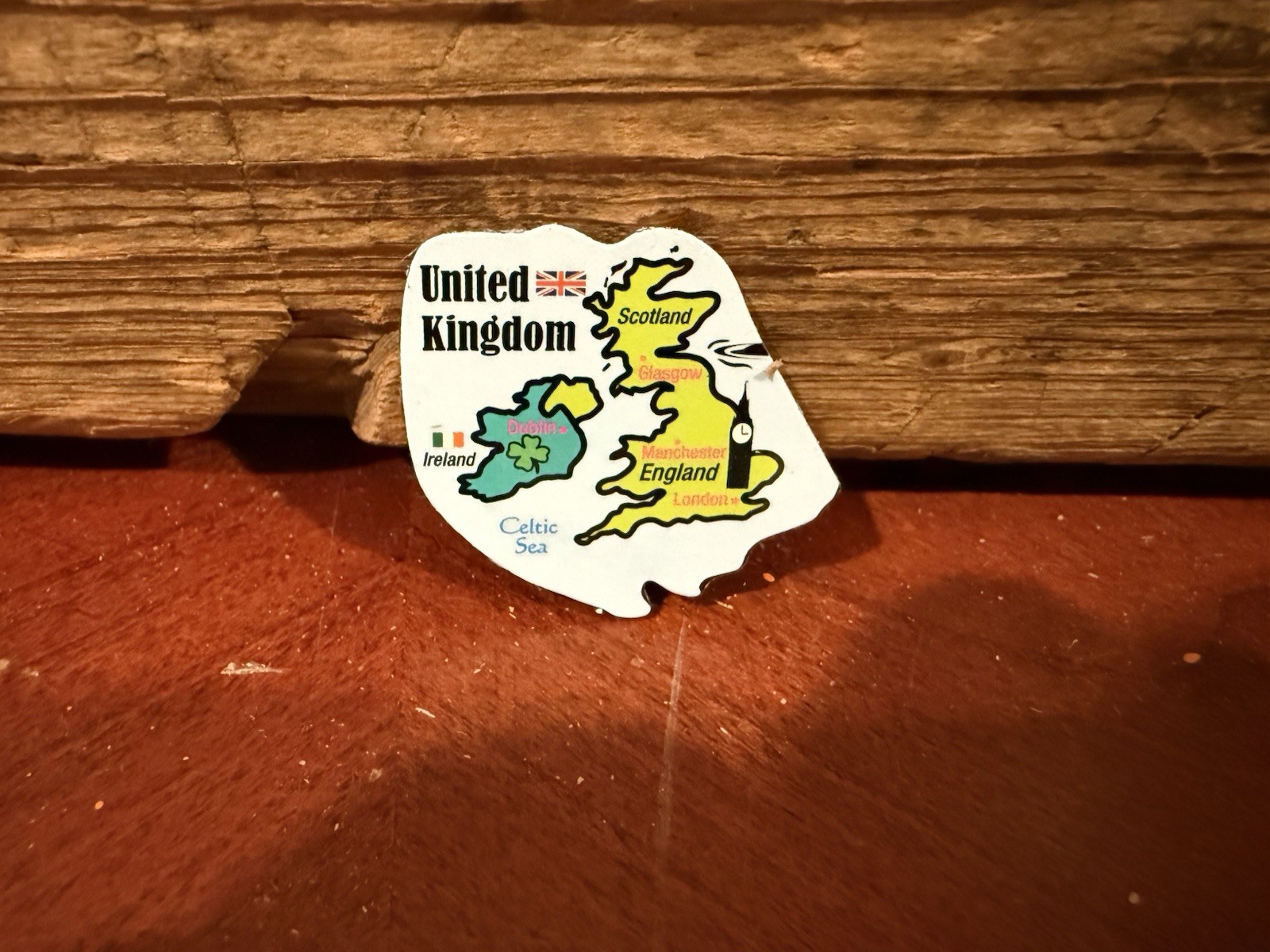 Ata-Boy Magnetic World Map Play-n-Learn United Kingdom 1