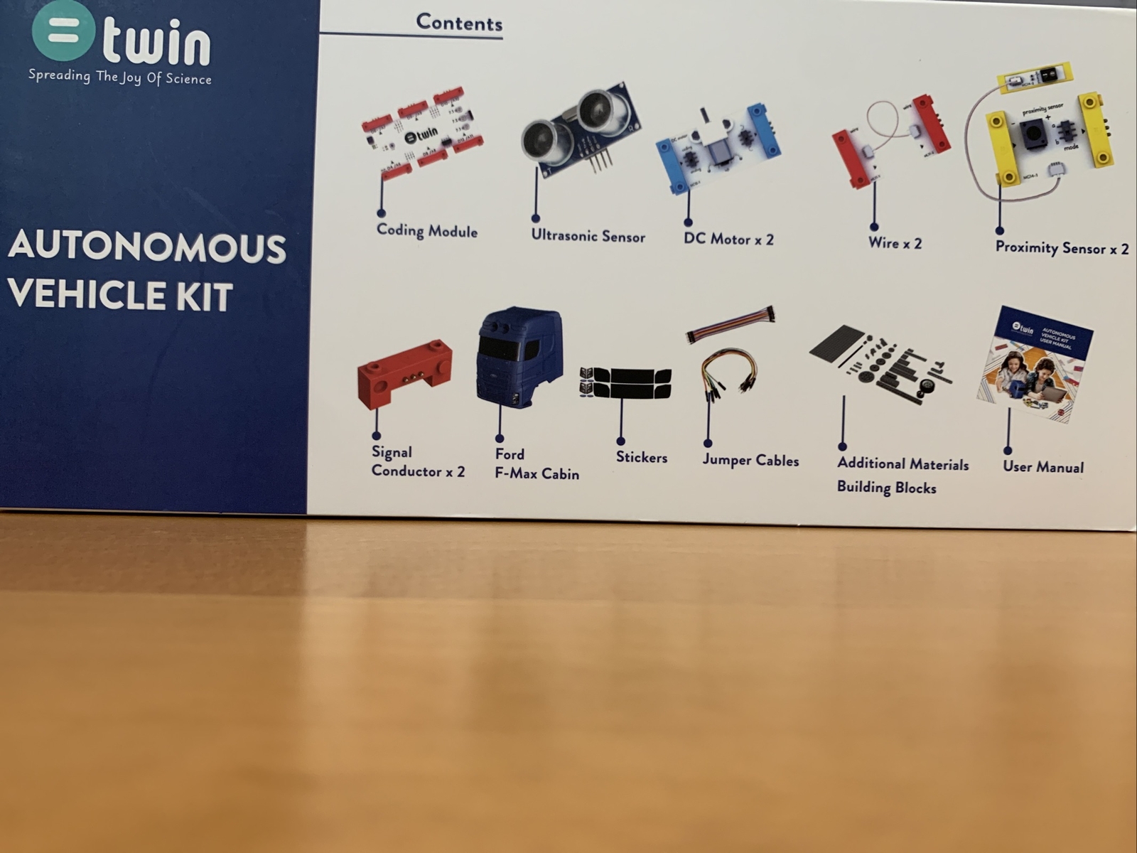 Twin Science Autonomous Vehicle STEM Kit Childrens Science Lab Learning Kit