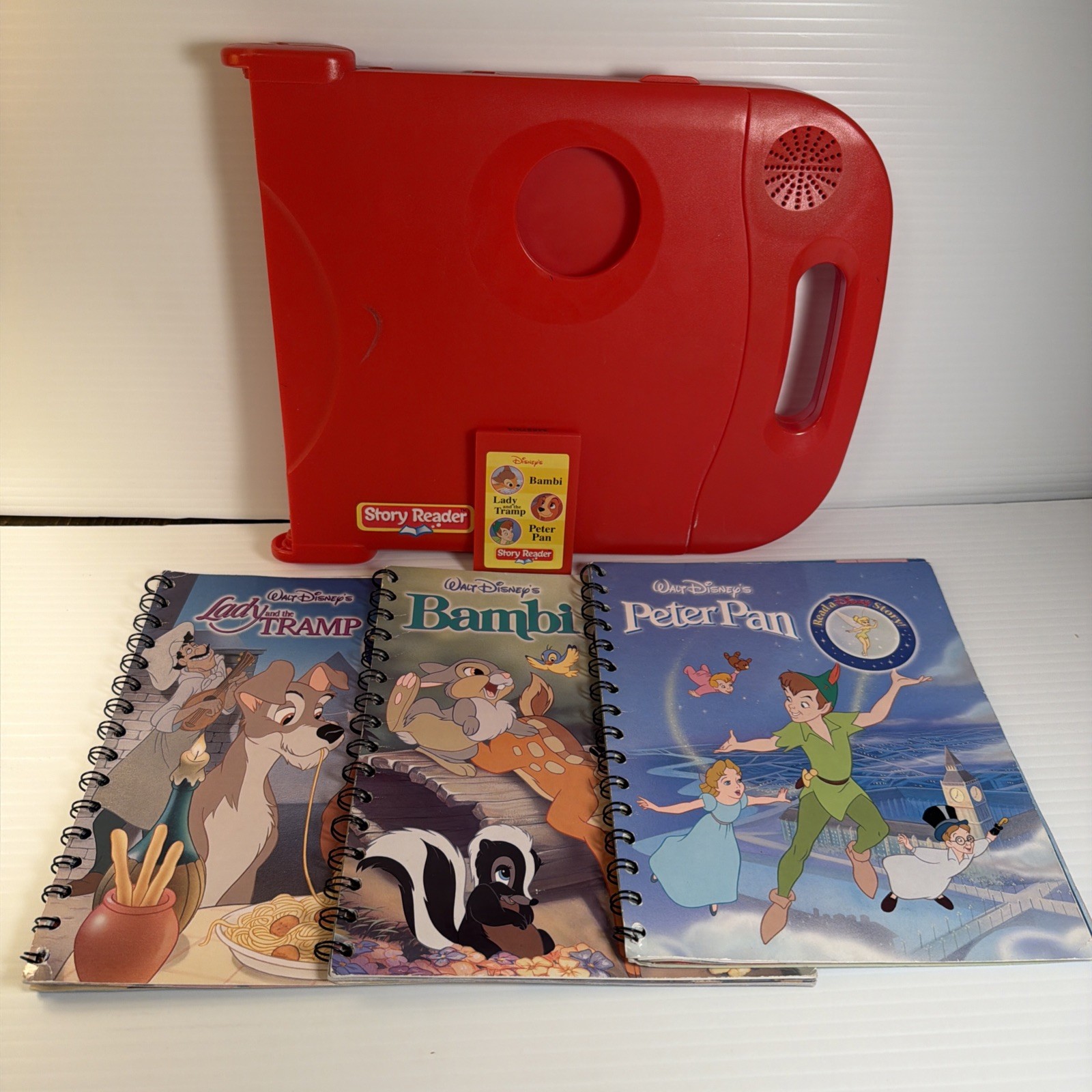Vintage Children’s Story Reader System ~ 3 Disney Books! READ DESC