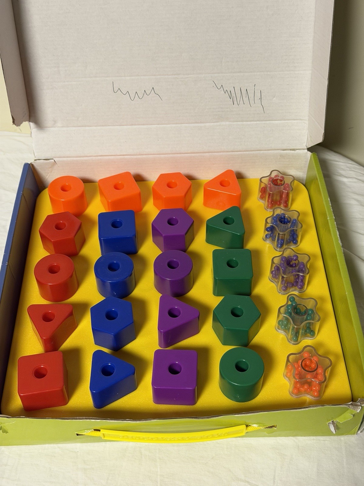 Giant Pegboard Discovery Toys 18M Up Colorful Learning Fine Motor