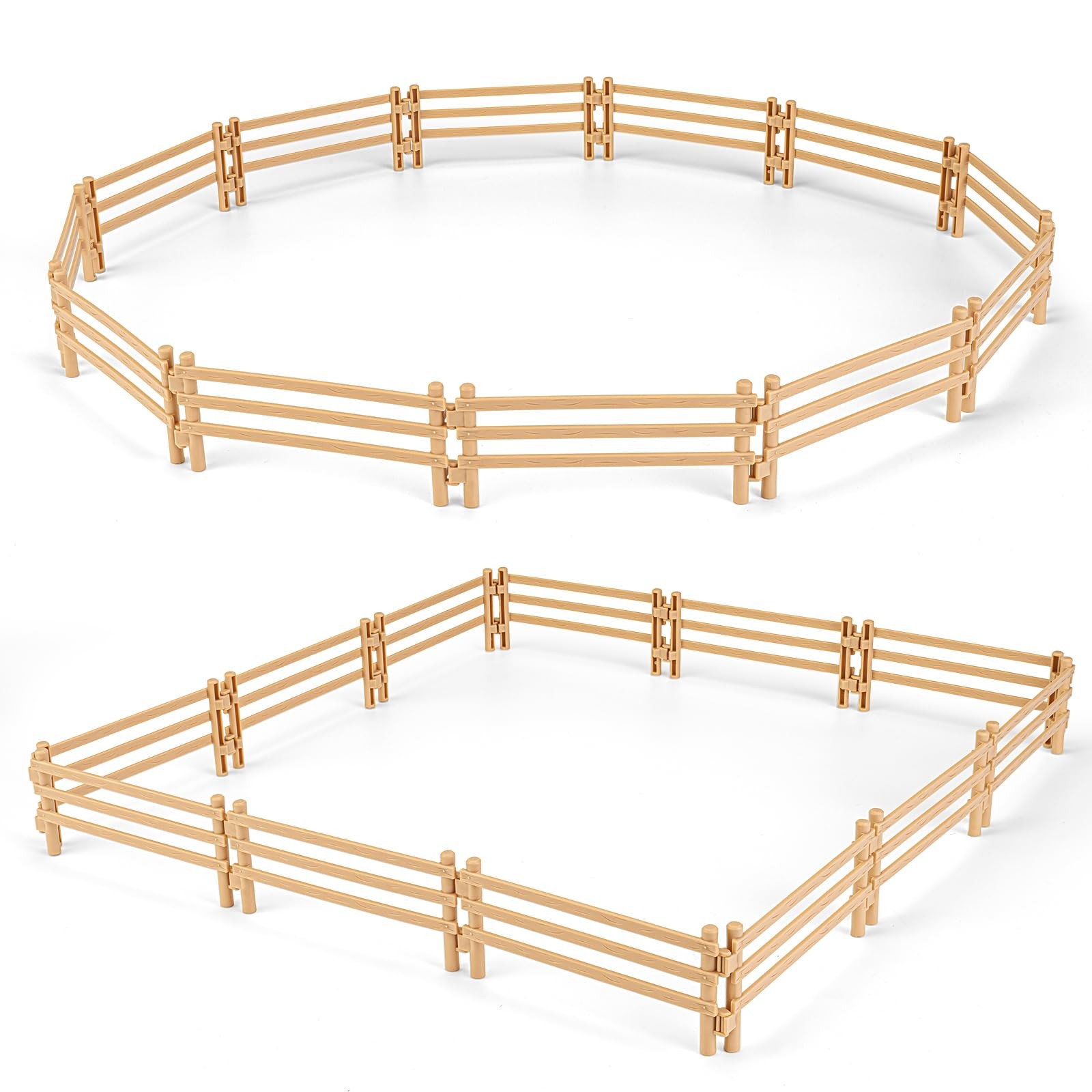 24PCS Farm Animal Toys Corral Fence for Kids Age 3-5 5-7 4-8 Years Olds Boys …