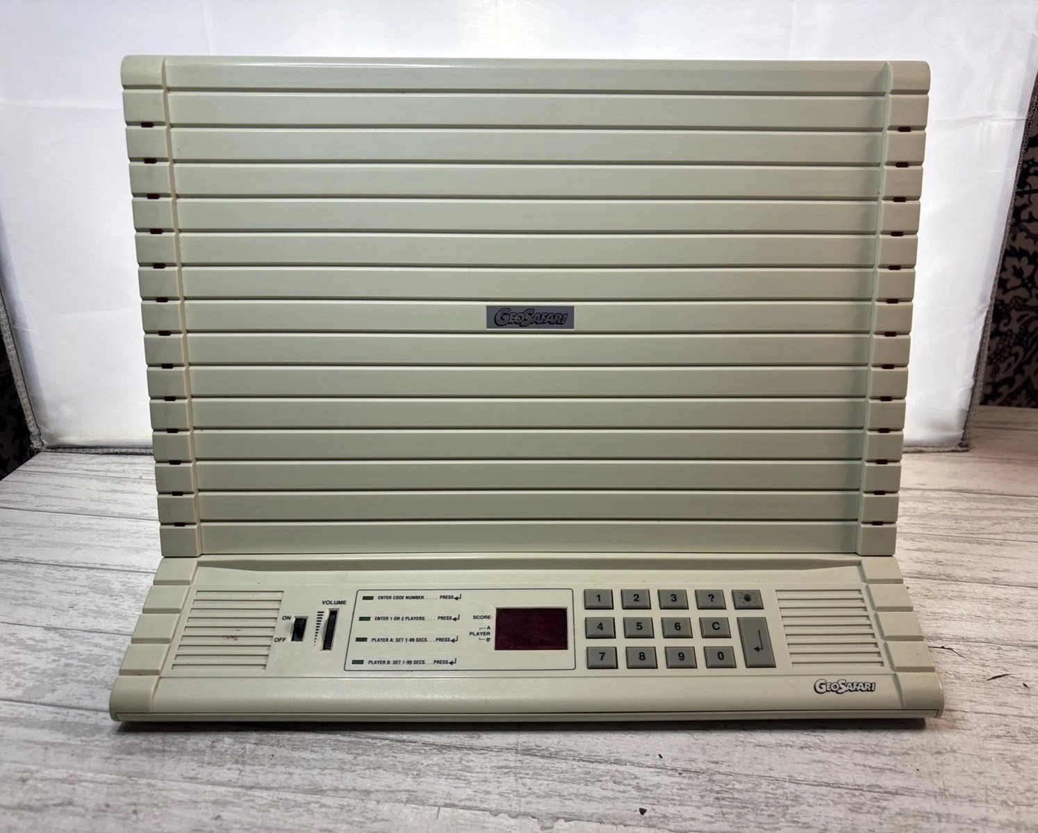 RARE Vintage GeoSafari EI-8700 Electronic Learning Game – Working